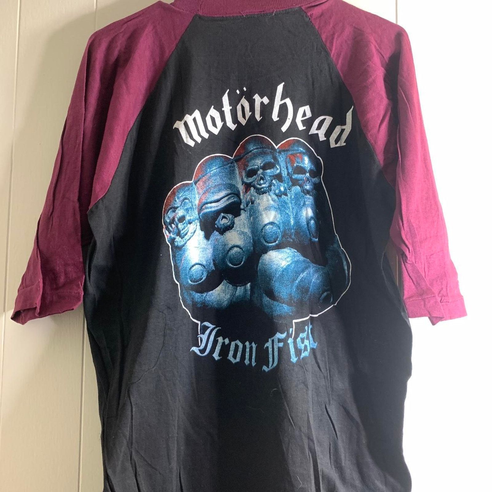 Vintage 80's KROKUS MOTORHEAD From Fist double sided tee shirt LARGE Size US L / EU 52-54 / 3 - 8 Thumbnail