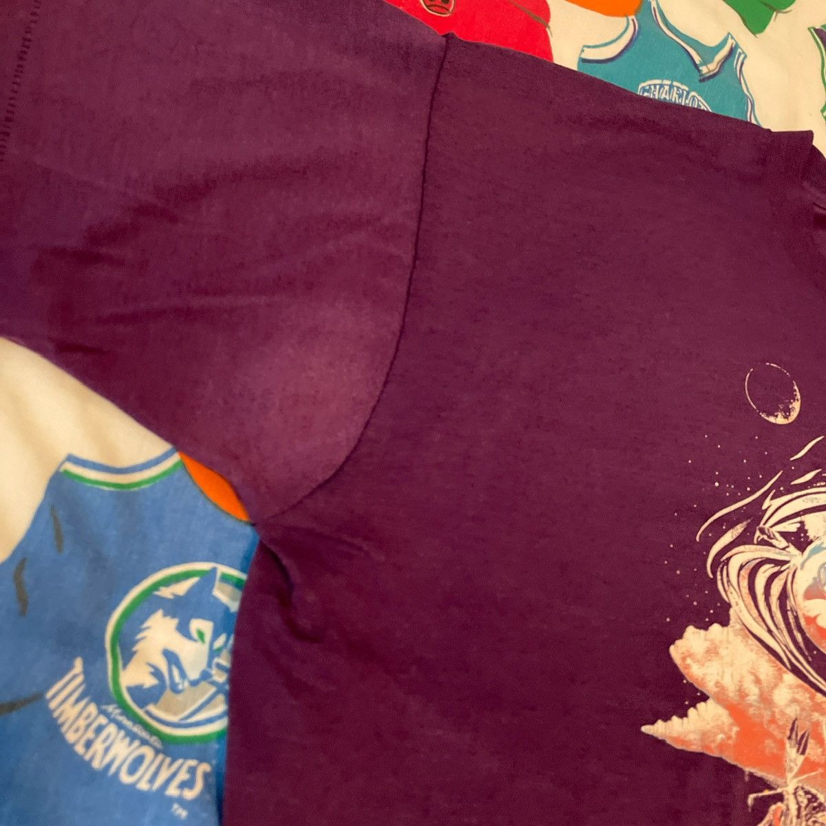 Native × Vintage Vintage 90s Native American Wolf Wolves Nature Tee Size US XXL / EU 58 / 5 - 4 Thumbnail