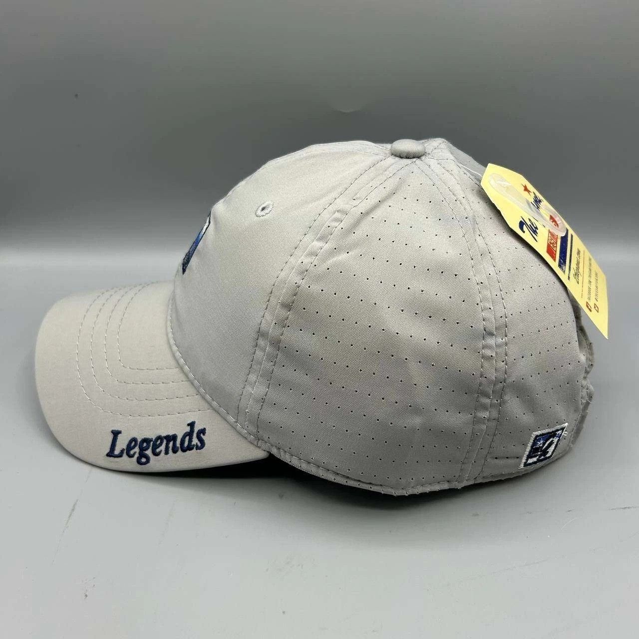 The Game Golfer Legends Hat Men Gray Embroidered The Game Strap Back Size ONE SIZE - 3 Thumbnail