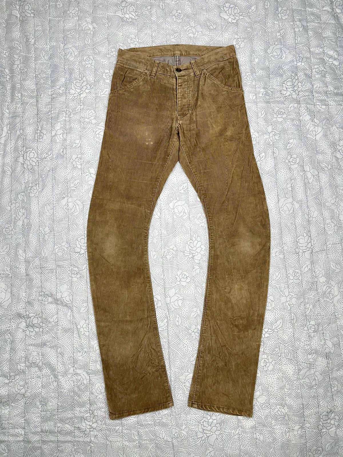 Attachment Kazuyuki Kumagai Attachment Curve Corduroy Bondage Pants Size US 30 / EU 46 - 1 Thumbnail