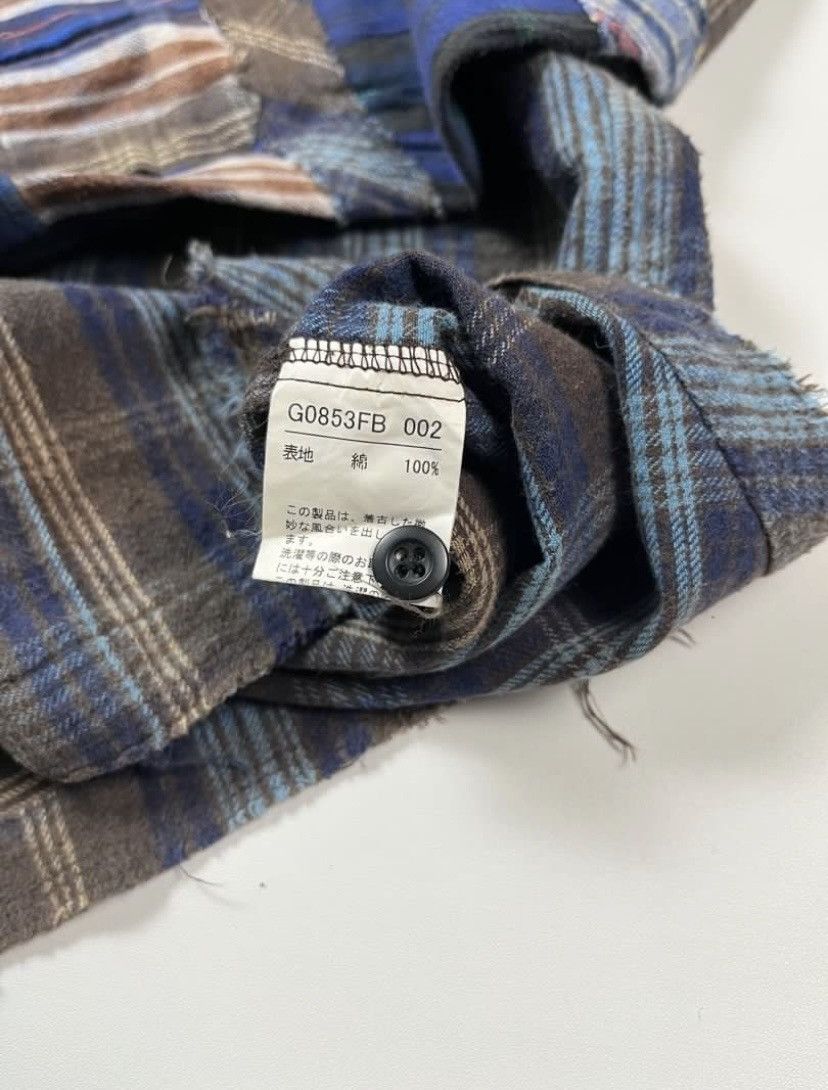 Designer × Flannel × Japanese Brand Difference Rupert Sleeve Patchwork Shirt Size M Size US M / EU 48-50 / 2 - 5 Thumbnail