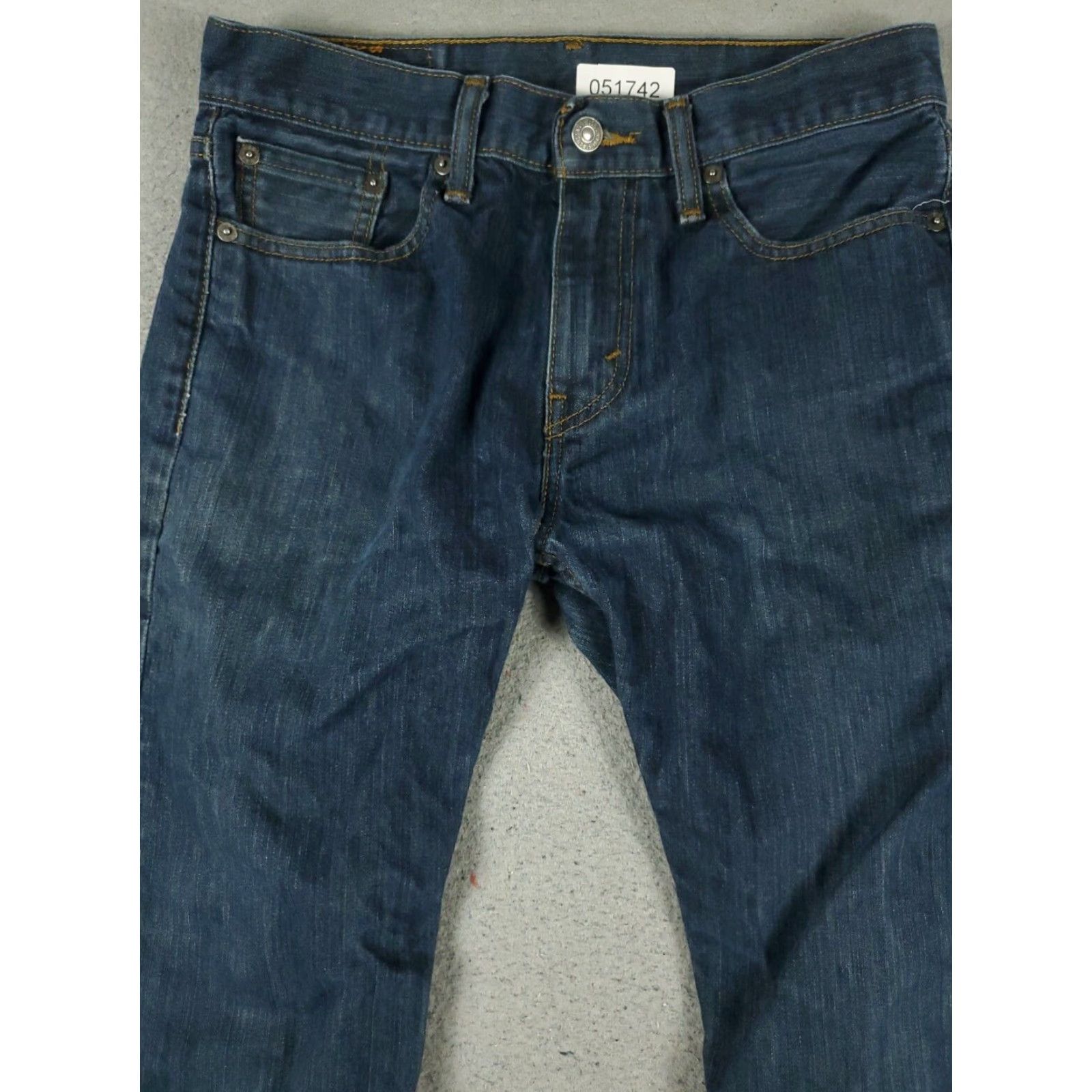 Levi's Levis Mens Jeans 29x28 Blue Taper Fit Extra Large XL Denim Pants Size US 29 - 2 Thumbnail