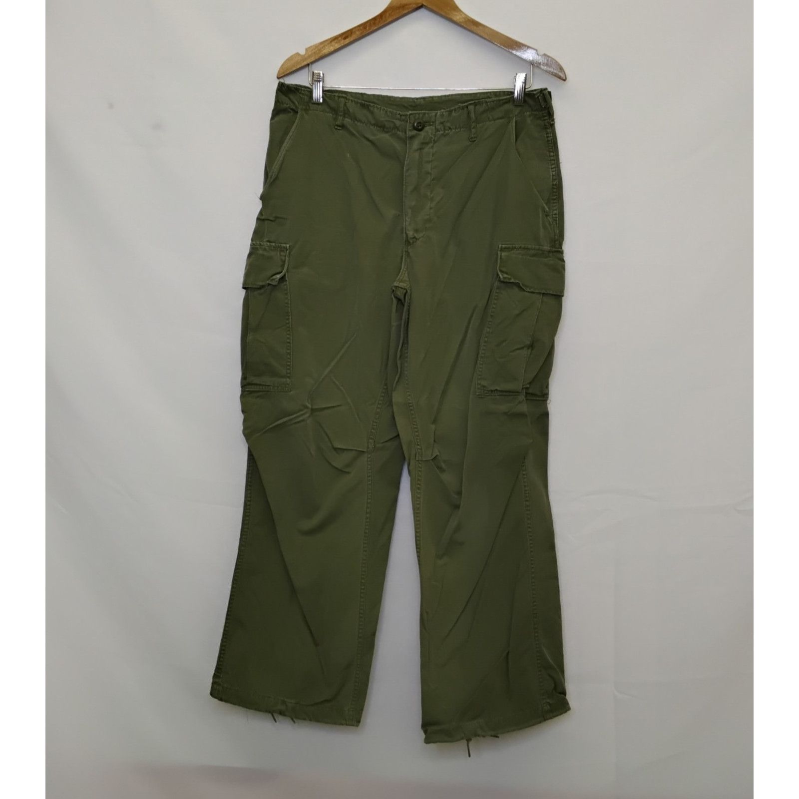 Other US Army OG-107 Class 1 Tropical Pants Men's M Green Vietnam Size US 34 / EU 50 - 2 Thumbnail