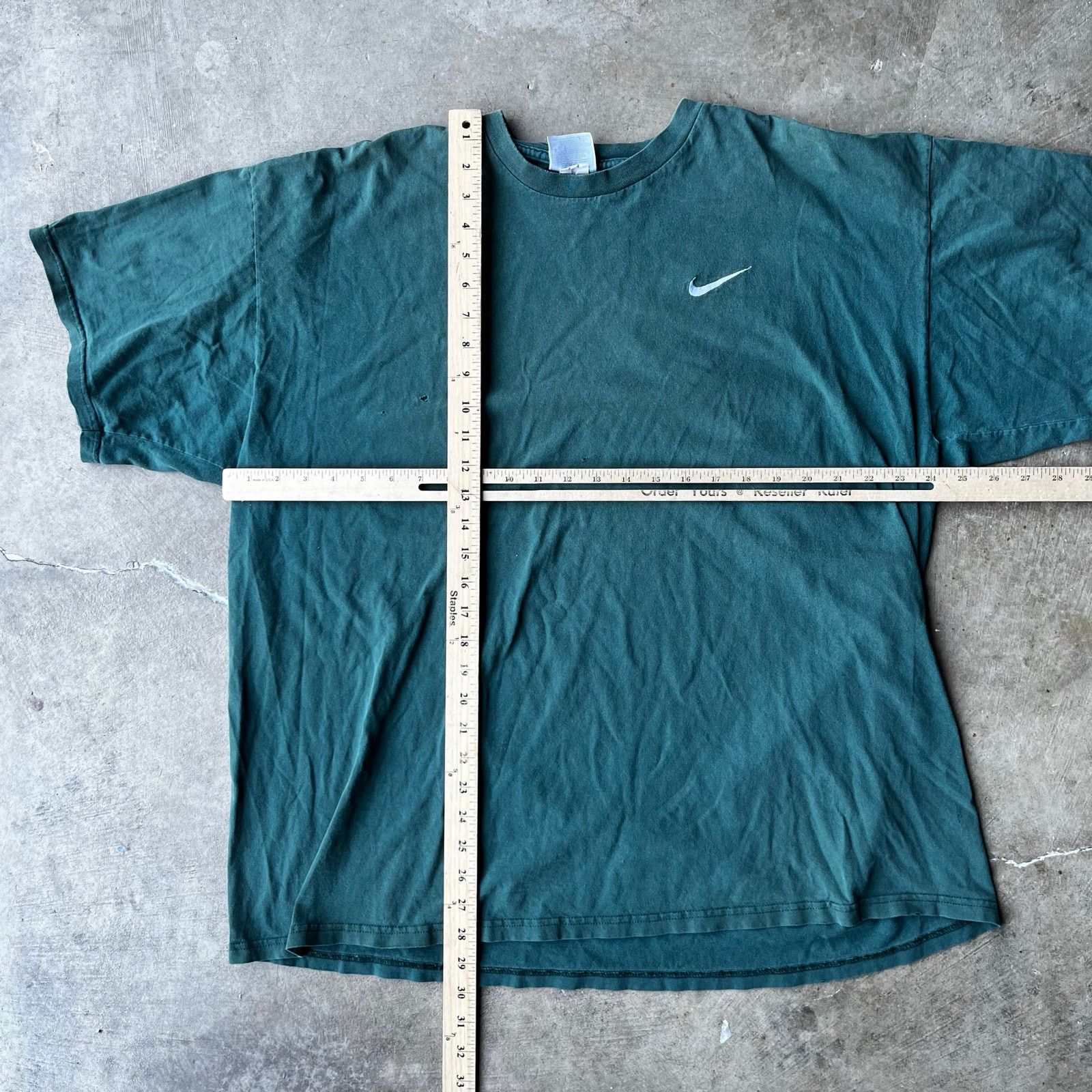 Vintage VINTAGE 90S NIKE GREEN SHIRT SWOOSH MINI CHECK 2XL USA Size US XXL / EU 58 / 5 - 5 Thumbnail
