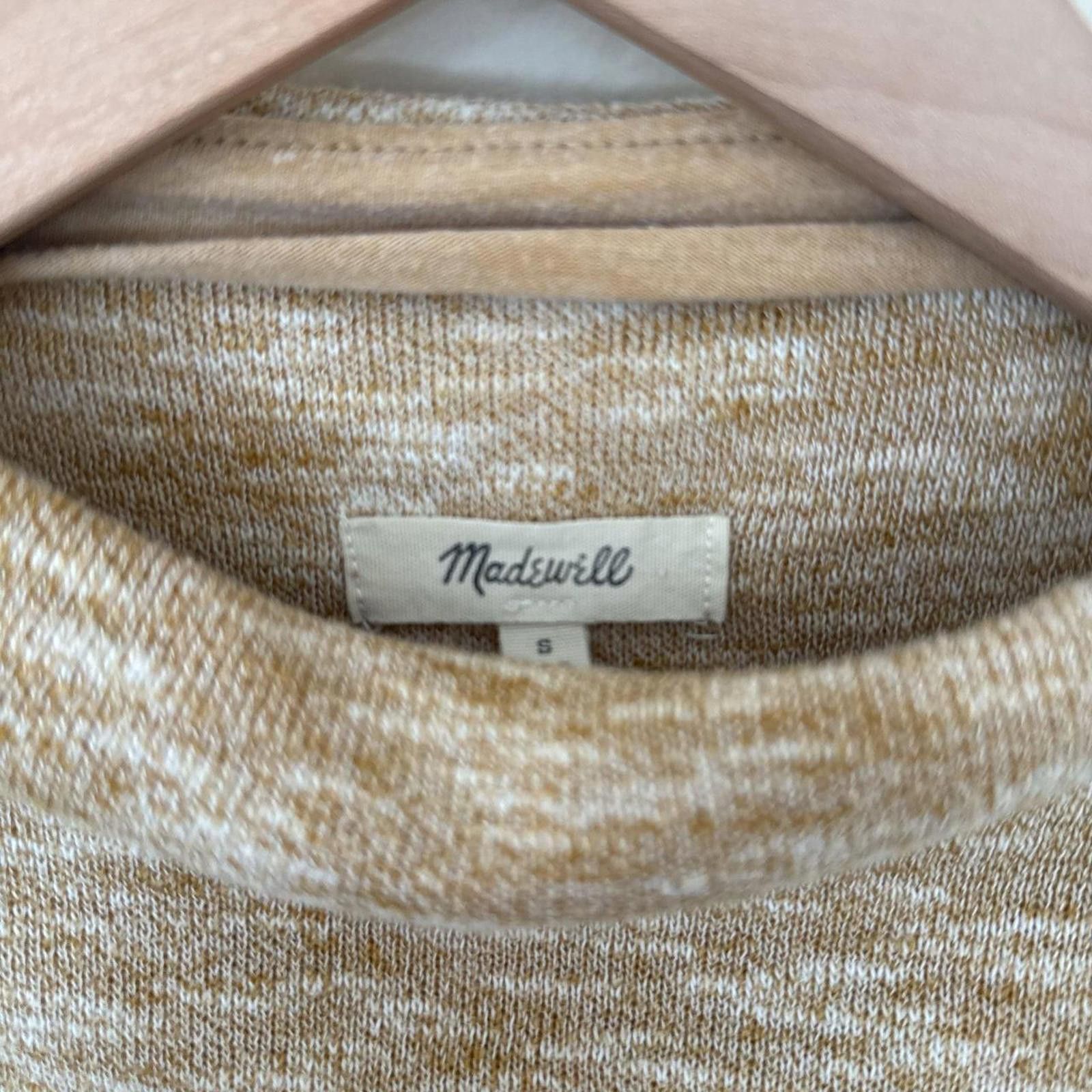 Madewell Madewell Gathered Sleeve Mockneck Top Women's S Light Brown Size S / US 4 / IT 40 - 2 Thumbnail