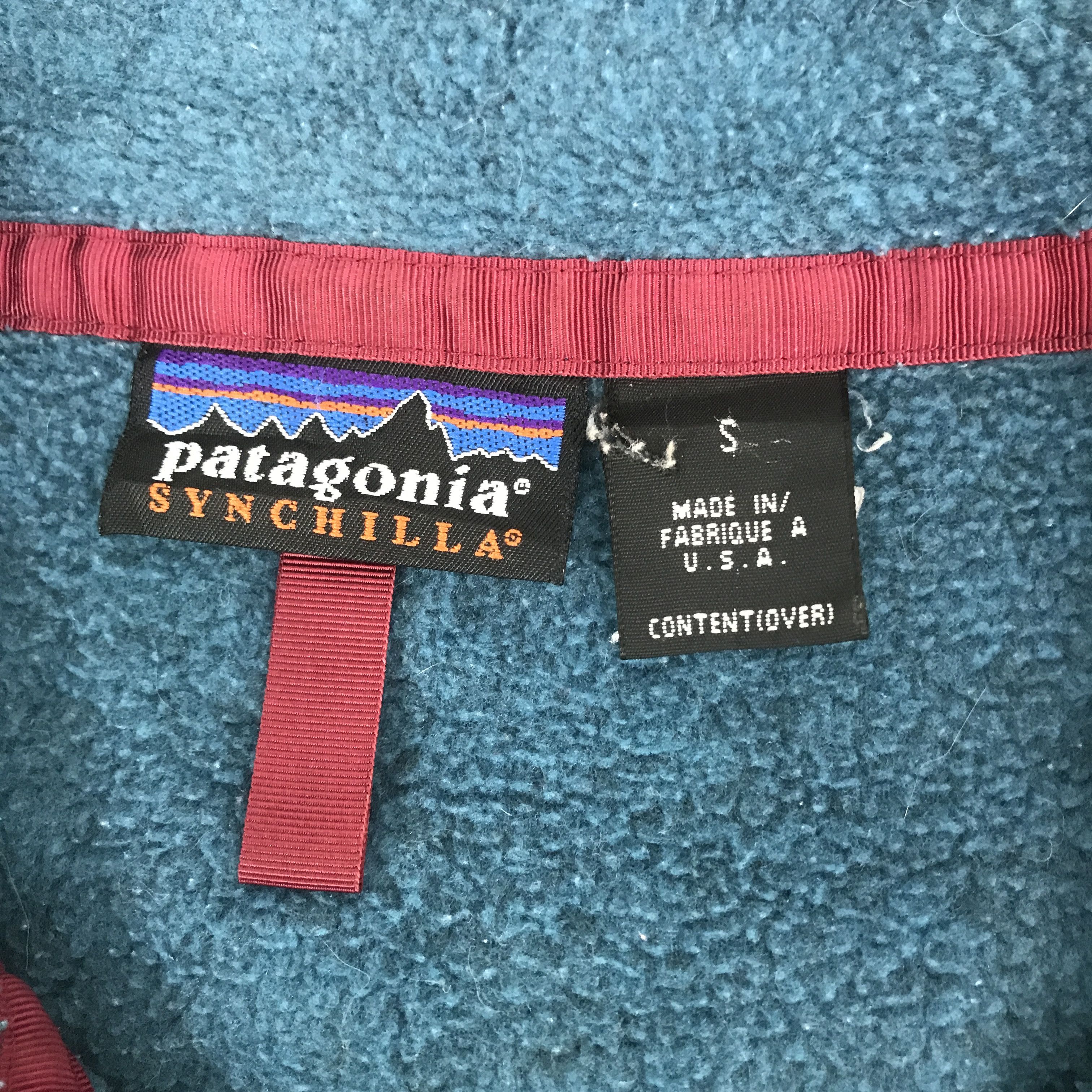 Patagonia × Vintage Vintage Pantagonia fleece single pocket Jacket Size US S / EU 44-46 / 1 - 9 Thumbnail