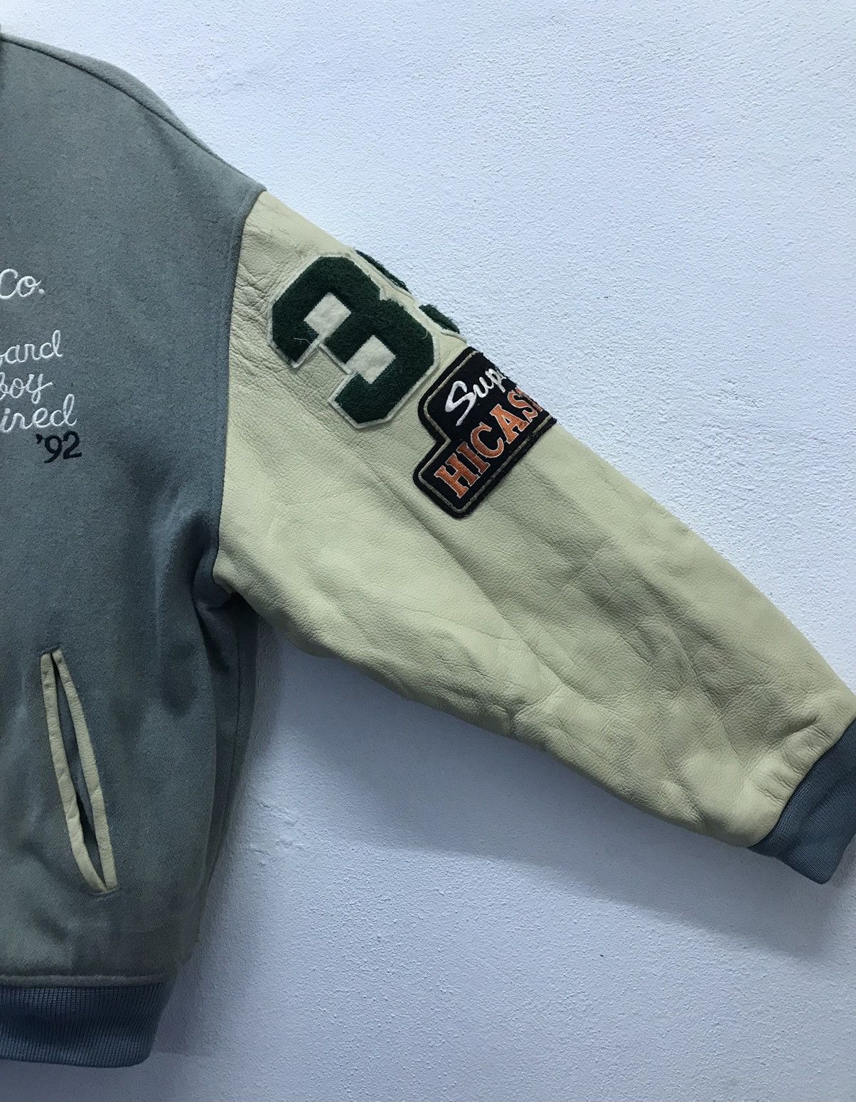 Leather Vintage Idicost Club Guaranteed by Hicast Club VarsityJacket Size US L / EU 52-54 / 3 - 8 Thumbnail