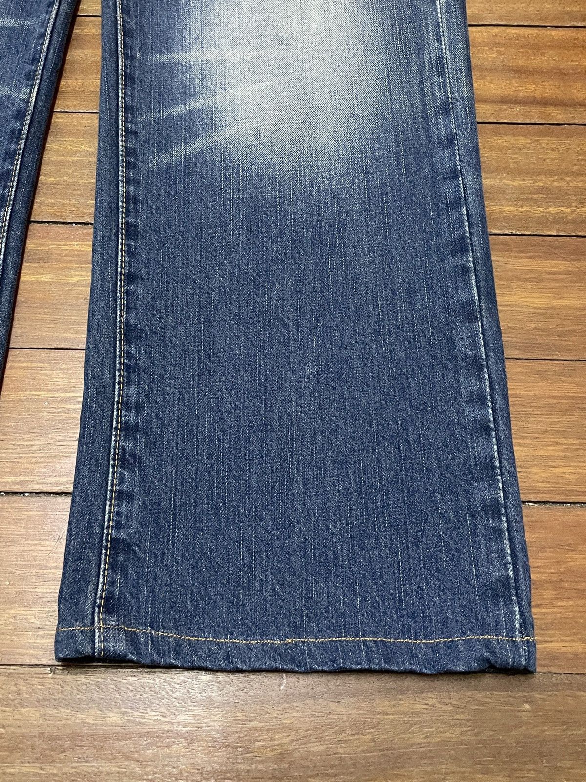 Japanese Brand Rare Design Vintage Brand Big Train Patchwork Jeans 1990s Size US 35 - 6 Thumbnail