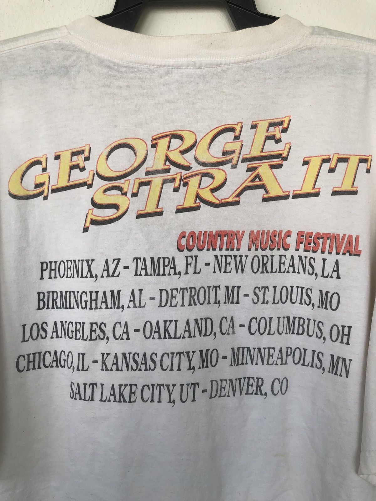 Vintage Vintage GEORGE STRAIT Country Music Fest Size US XXL / EU 58 / 5 - 14 Thumbnail