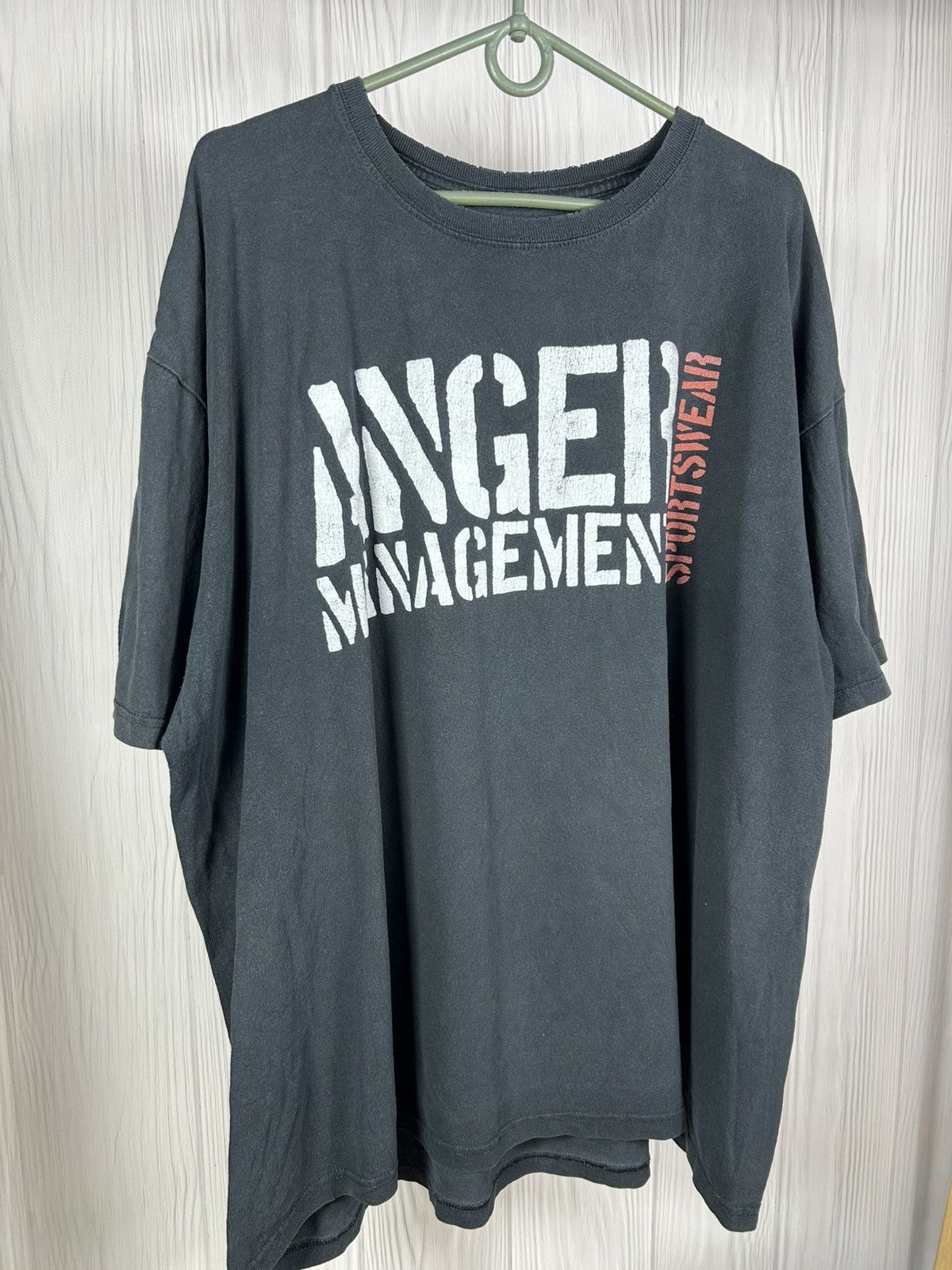 Band Tees Vintage Anger Management The Gym Is My Bitch Distressed Tee Size US XXL / EU 58 / 5 - 3 Thumbnail