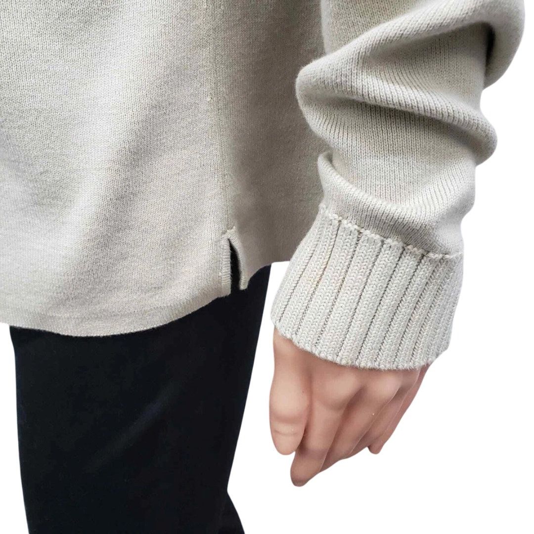 Robert Talbott × Vintage Talbots Sweater Made in JAPAN Half zip Mockneck L Cotton Size L / US 10 / IT 46 - 8 Thumbnail
