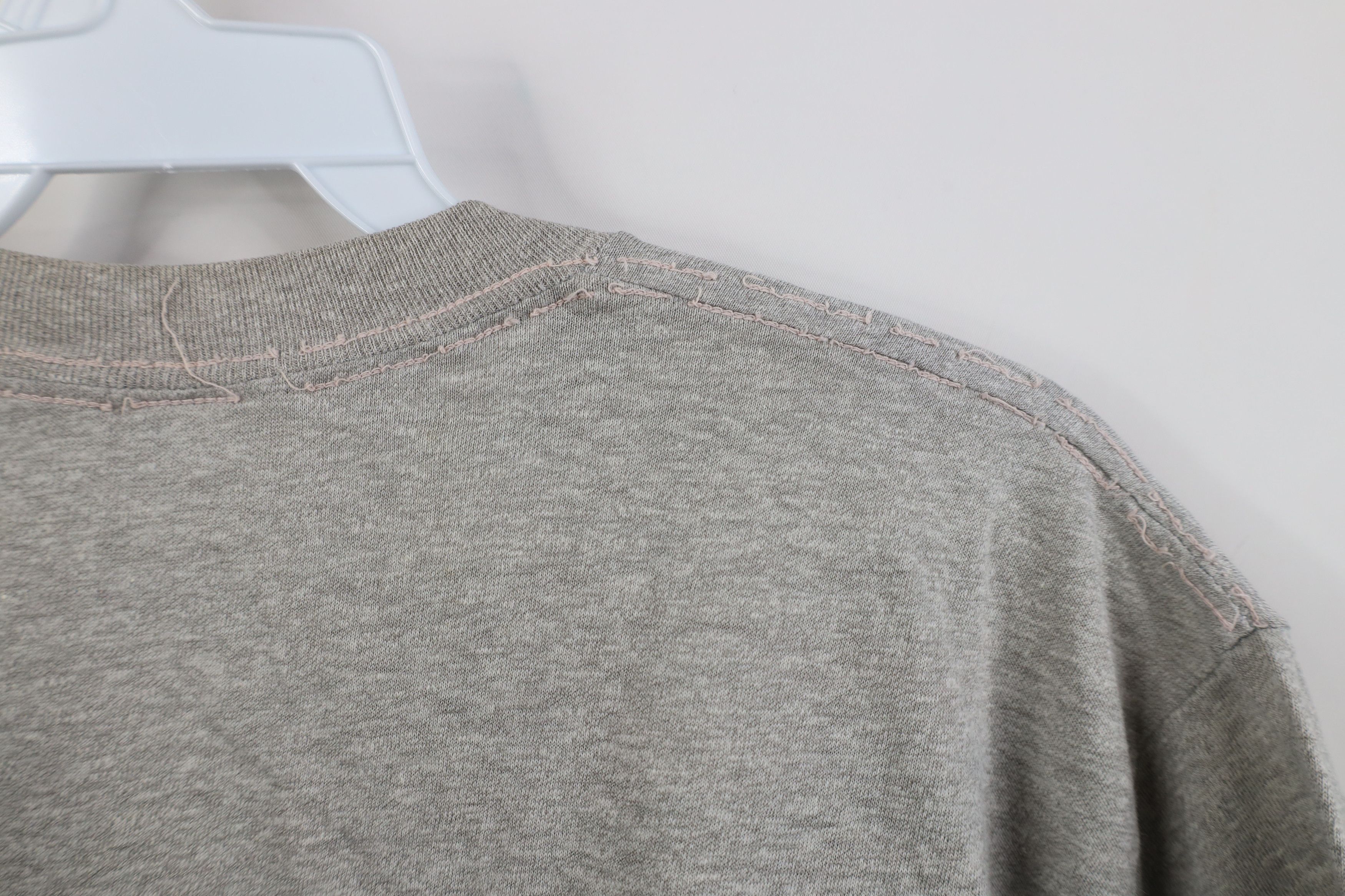 Vintage Vintage 80s 90s Streetwear Pocket T-Shirt Heather Gray USA Size US XXL / EU 58 / 5 - 11 Thumbnail