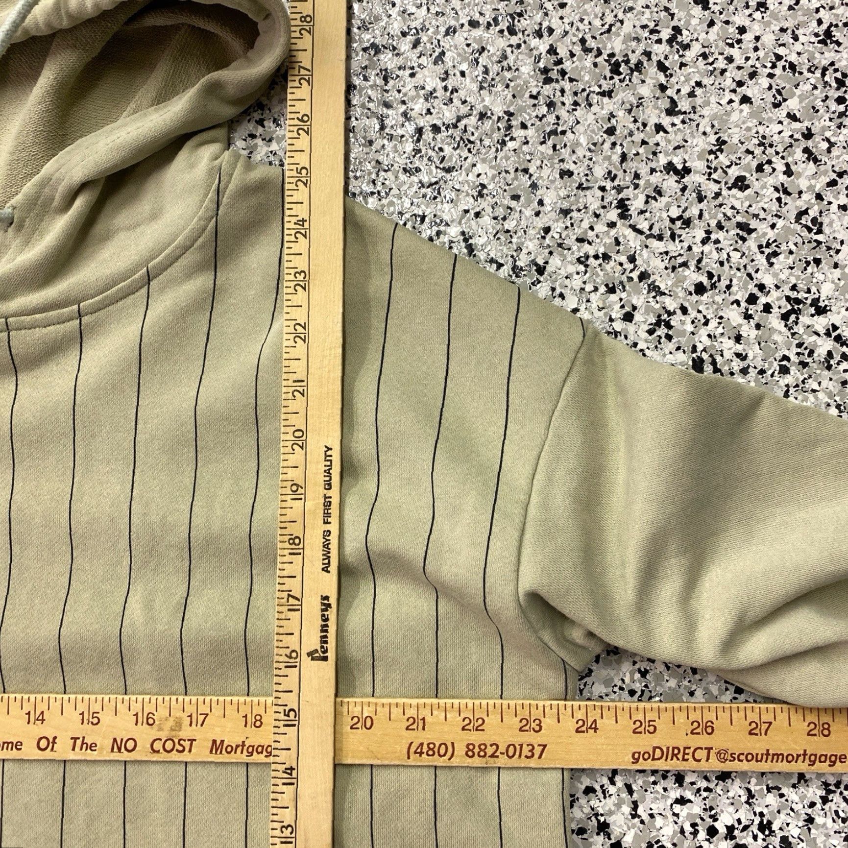 Vintage Easel Los Angeles Beige Striped Hoodie Medium Hoodie Tunic Womens M Beige Striped Boho Casual Hooded Size M / US 6-8 / IT 42-44 - 3 Thumbnail
