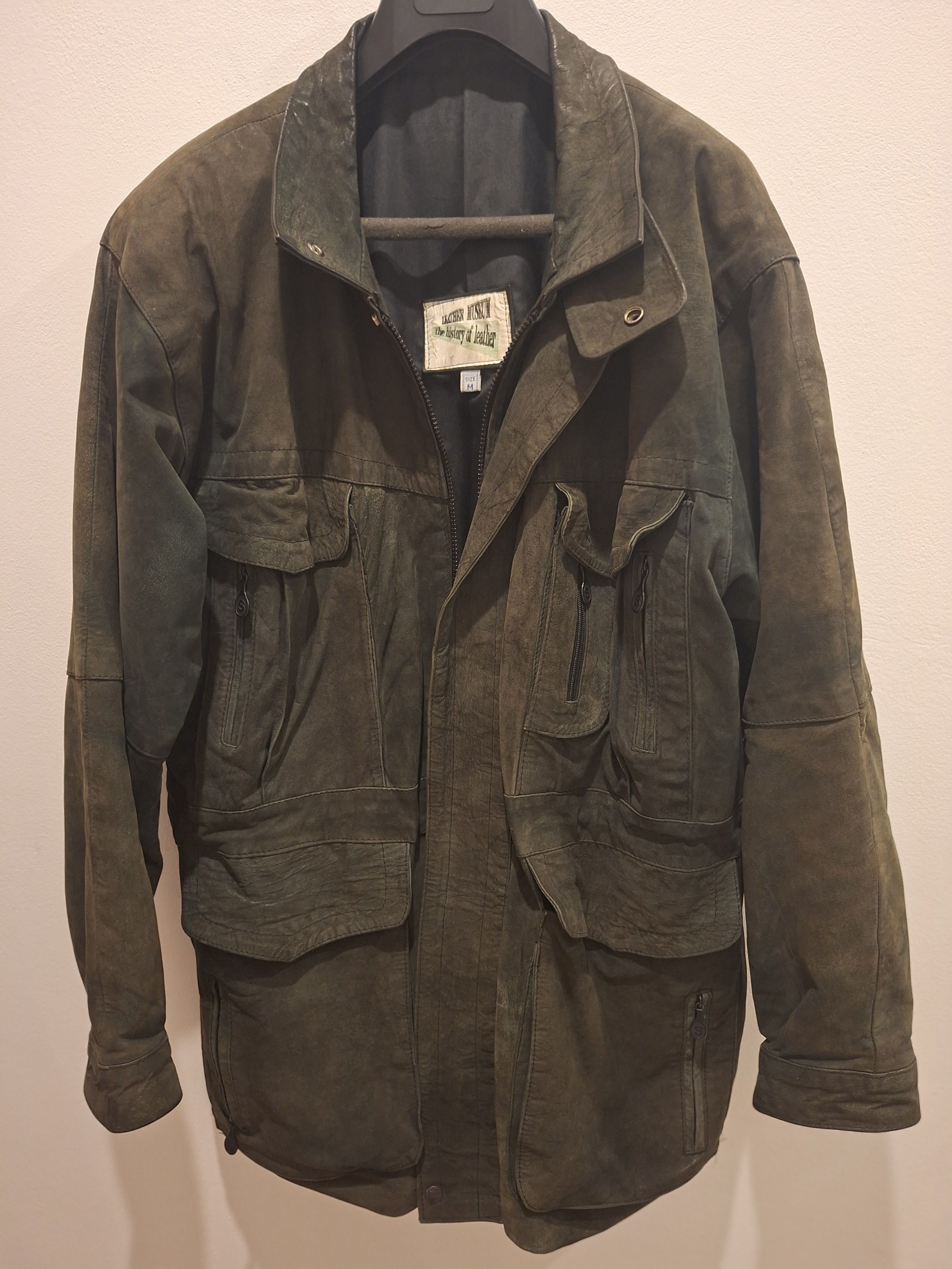 Leather Leather Museum “The History of Leather” Vintage Field Jacket Size US M / EU 48-50 / 2 - 5 Thumbnail