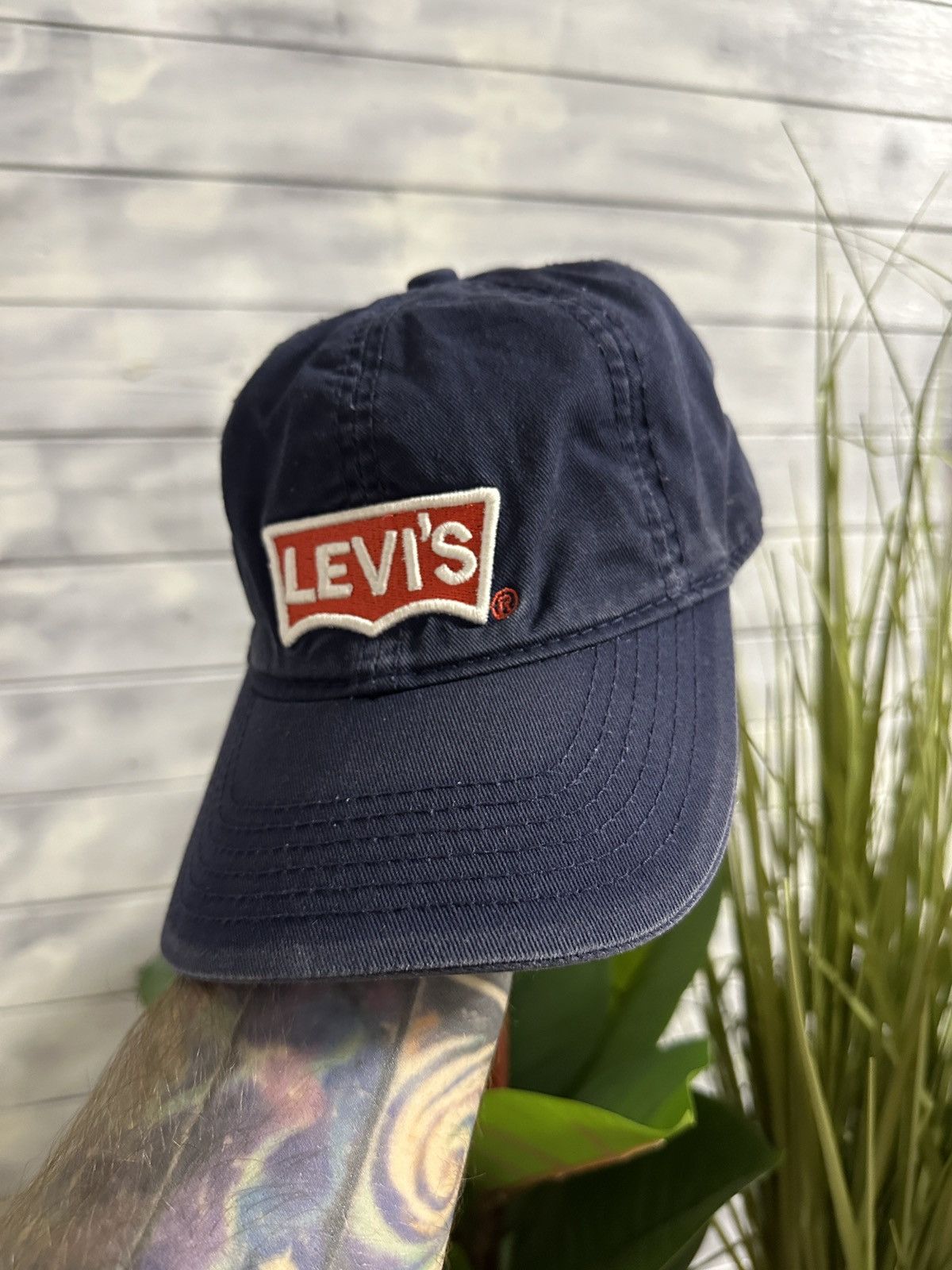 Levi's Rare Vintage Cap Levi’s Big Logo Y2K Style. Size ONE SIZE - 1 Thumbnail