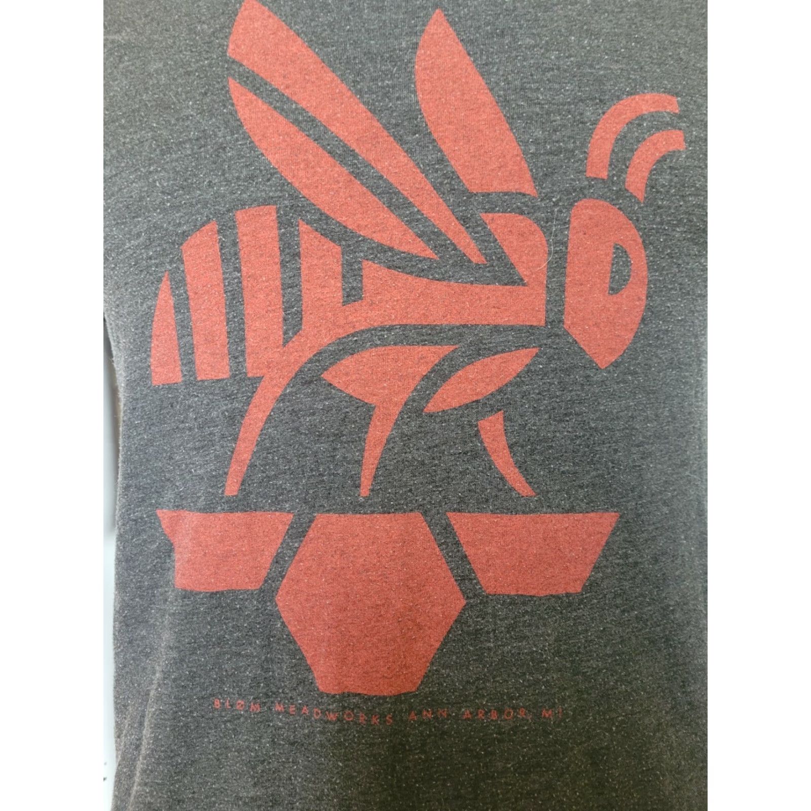 Vintage Blom Meadworks T Shirt V Neck Small Ann Arbor MI Size US S / EU 44-46 / 1 - 2 Thumbnail