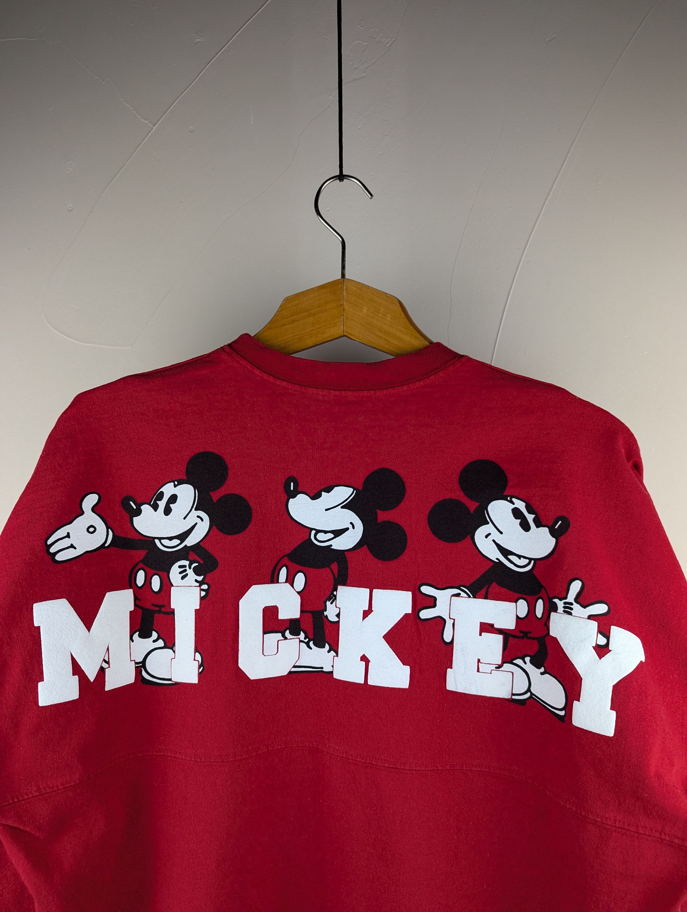 Disney × Vintage Vintage Disney Spirit Jersey y2k Spell Out Mickey Mouse Size US M / EU 48-50 / 2 - 3 Thumbnail