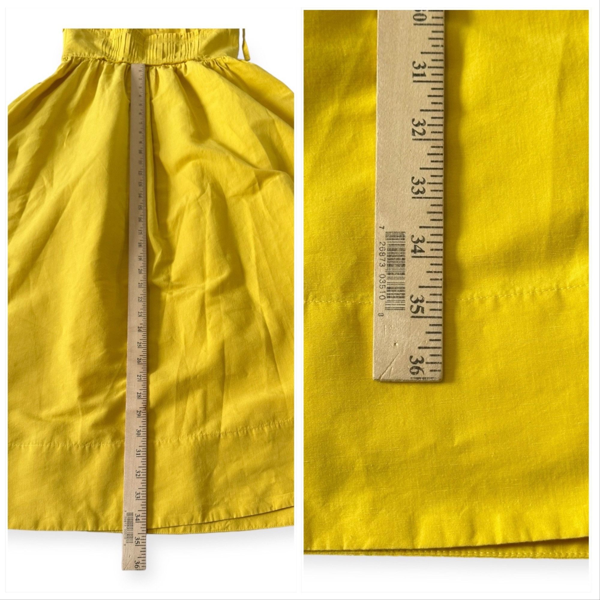 Ulla Johnson Ulla Johnson Laetitia Tie Strap Cotton & Linen Blend Midi Dr Size XS / US 0-2 / IT 36-38 - 15 Thumbnail