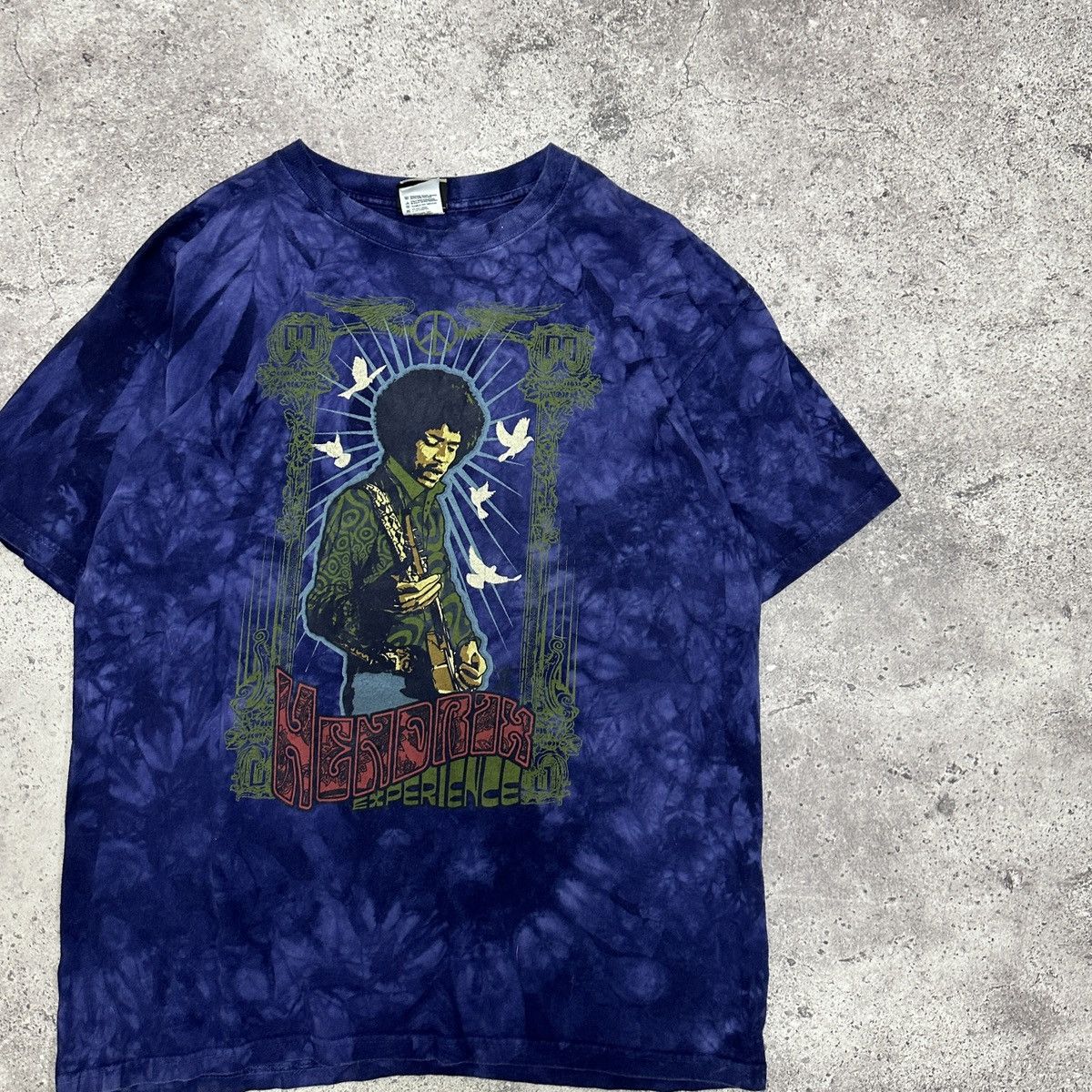 Liquid Blue Vintage 90s Jimi Hendrix Experienced Liquid blue tee y2k og Size US L / EU 52-54 / 3 - 2 Thumbnail