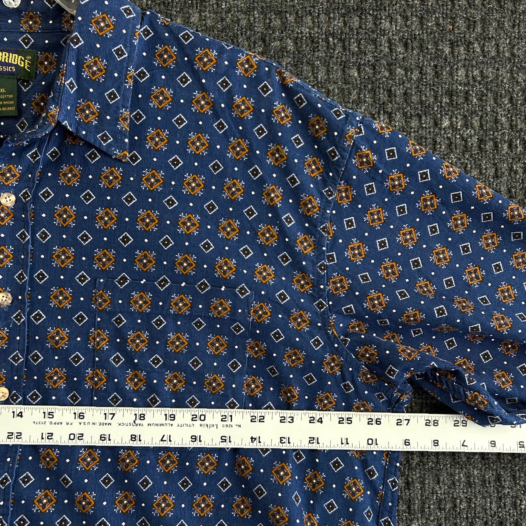 Vintage VINTAGE Cambridge Classics Plaid Flannel Shirt Large Blue Button-Up Mens Short description: 2XL Size US XXL / EU 58 / 5 - 5 Thumbnail