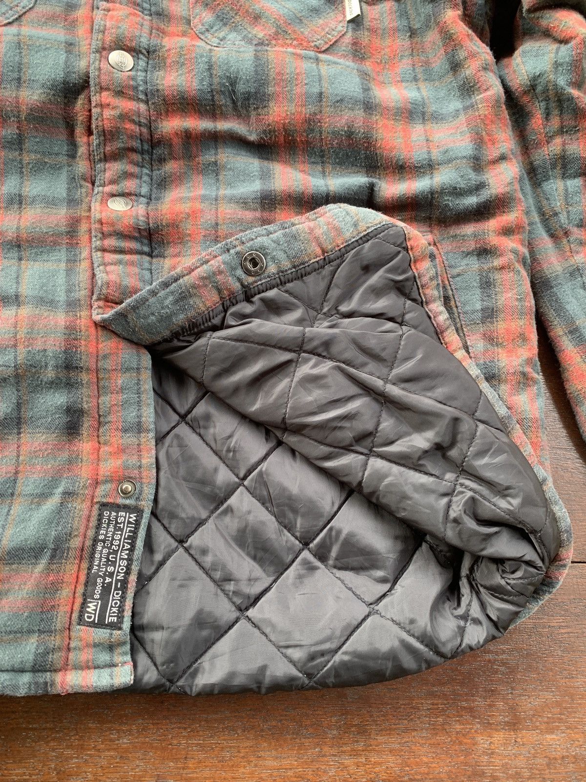 Dickies Dickies quilted puff lining tartan work jacket Size US M / EU 48-50 / 2 - 5 Thumbnail