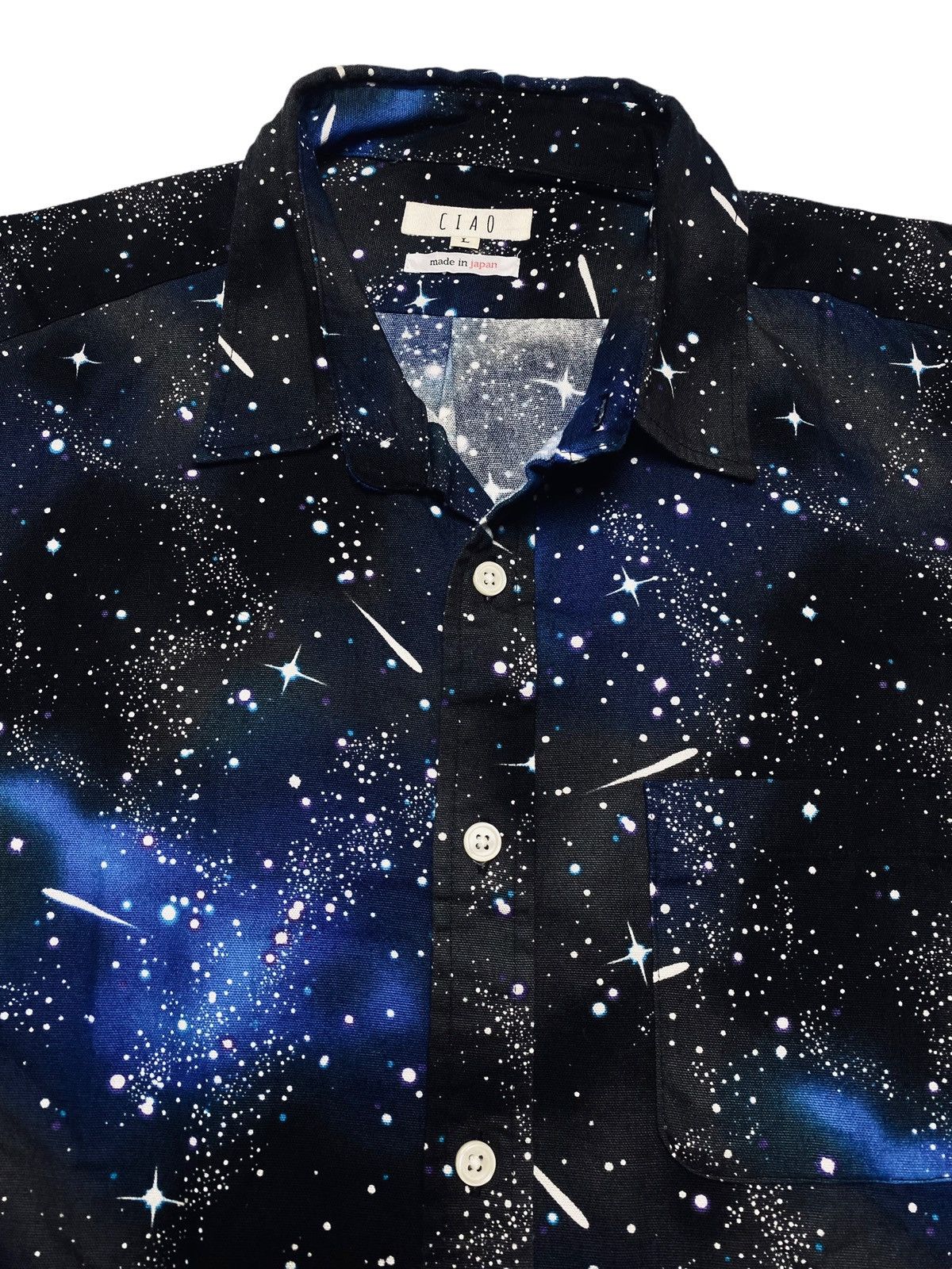Ciaopanic 2000s Ciao - Fallen Stars Galaxy Button Shirt Size US L / EU 52-54 / 3 - 4 Thumbnail