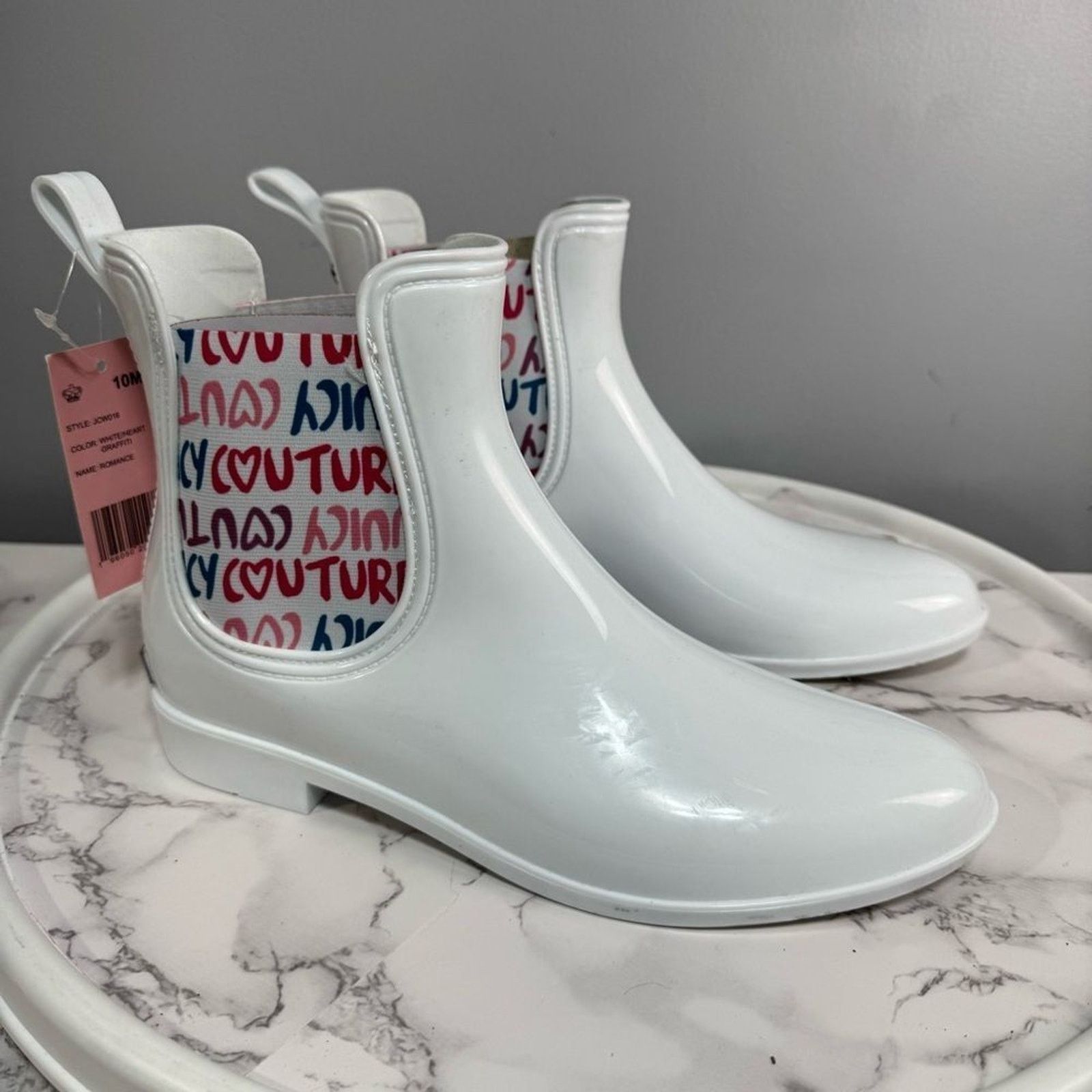 Juicy Couture Juicy Couture Women's Rain Boot Size 10 #K268 Size US 10 / EU 43 - 3 Thumbnail