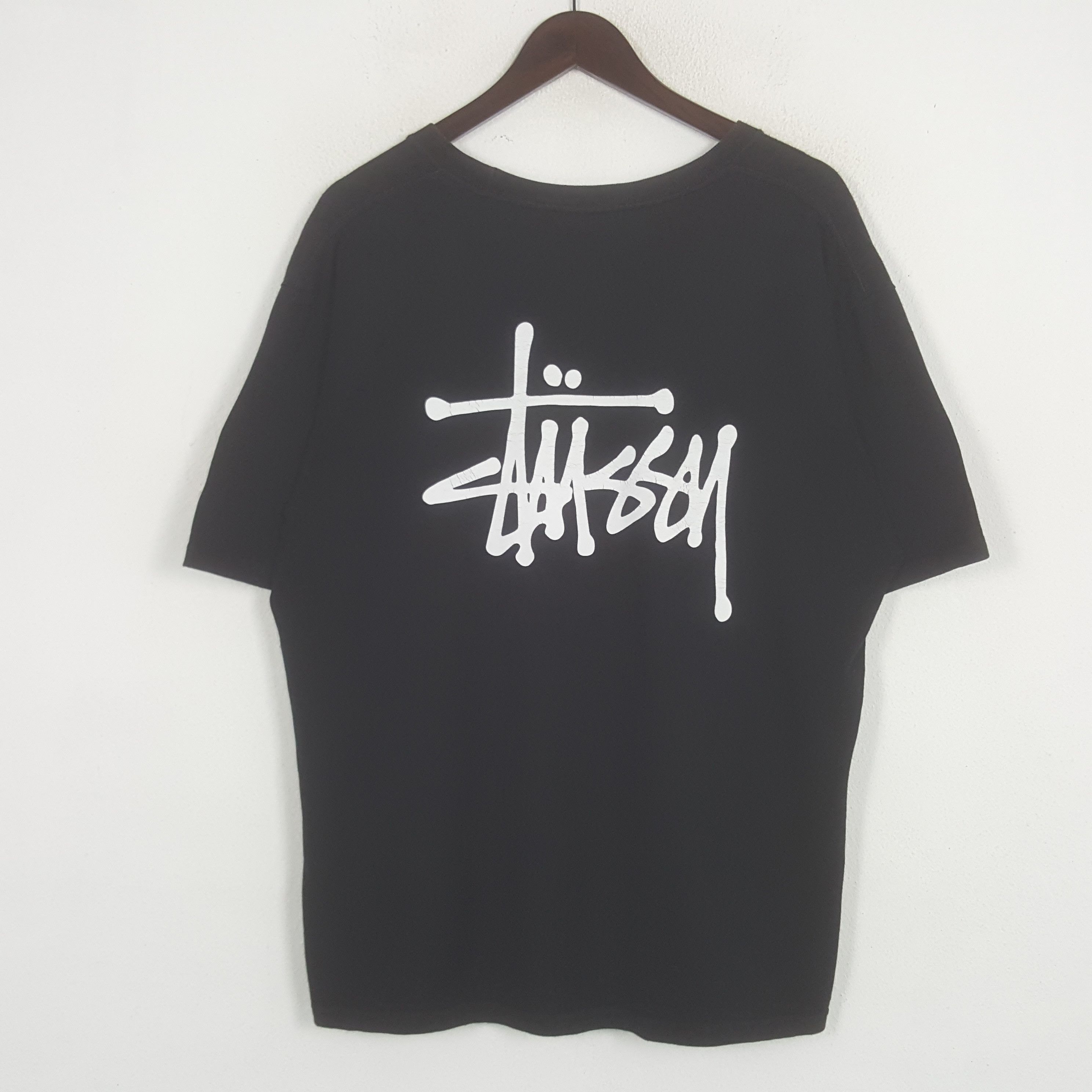 Vintage Stussy Streetwear Custom Big Logo Tshirt