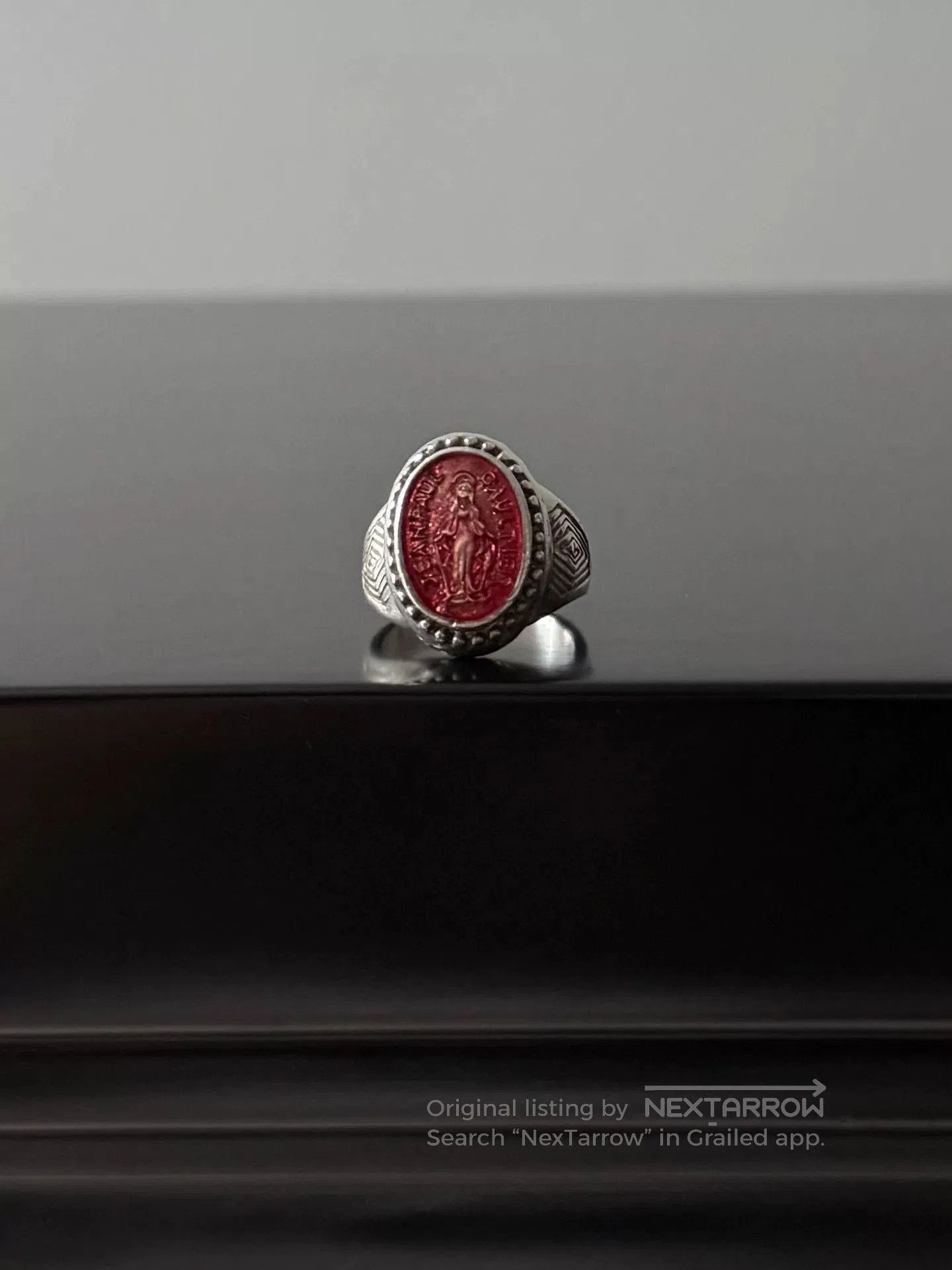 Jean Paul Gaultier Jean Paul Gaultier Rare Virgin Mary Ring. Size ONE SIZE - 1 Thumbnail