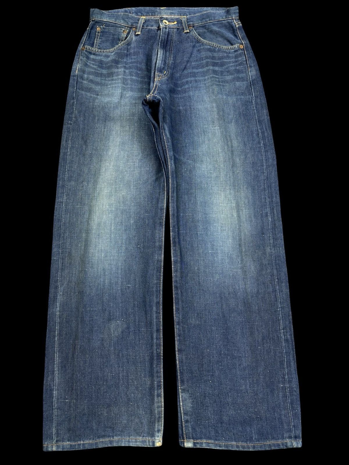 Vintage Wide Edwin 505 Green Selvedge Denim F800
