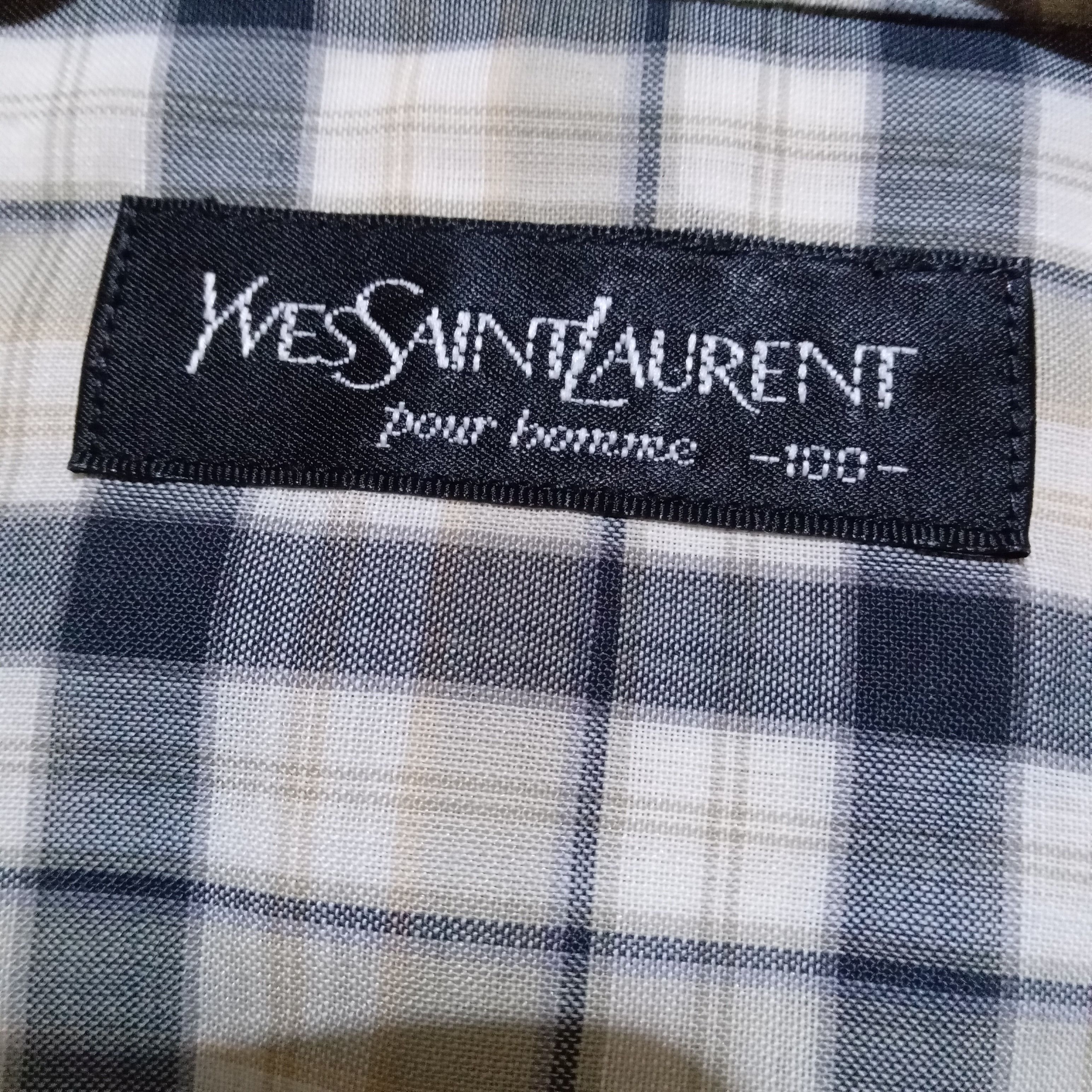 Vintage × Yves Saint Laurent Yves saint laurent shirt YSL Size US L / EU 52-54 / 3 - 4 Thumbnail