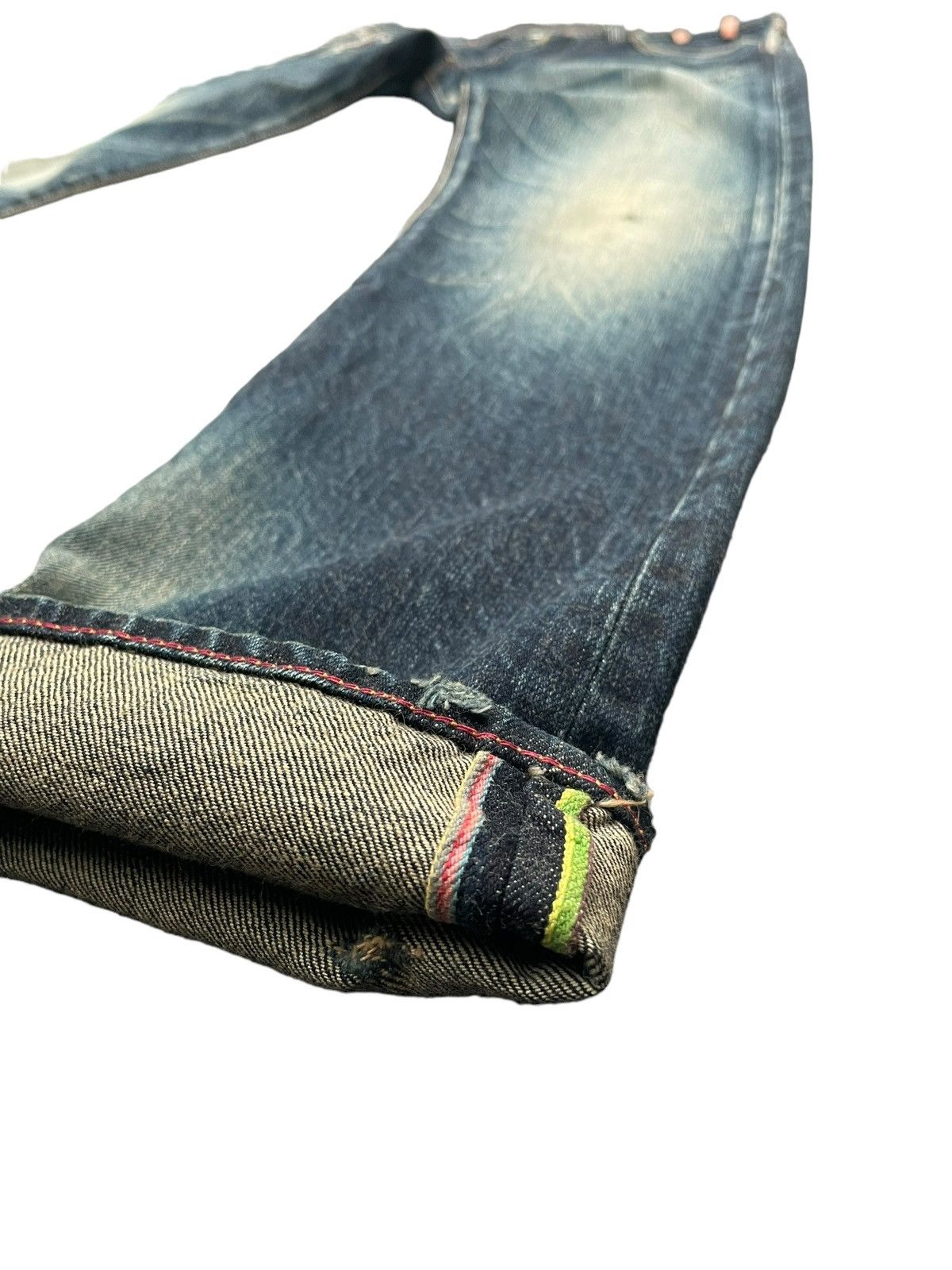 Japanese Brand × Paul Smith Red Ear Paul Smith Red Ear Howgate Wonder Selvedge Distresed Size US 31 - 2 Thumbnail