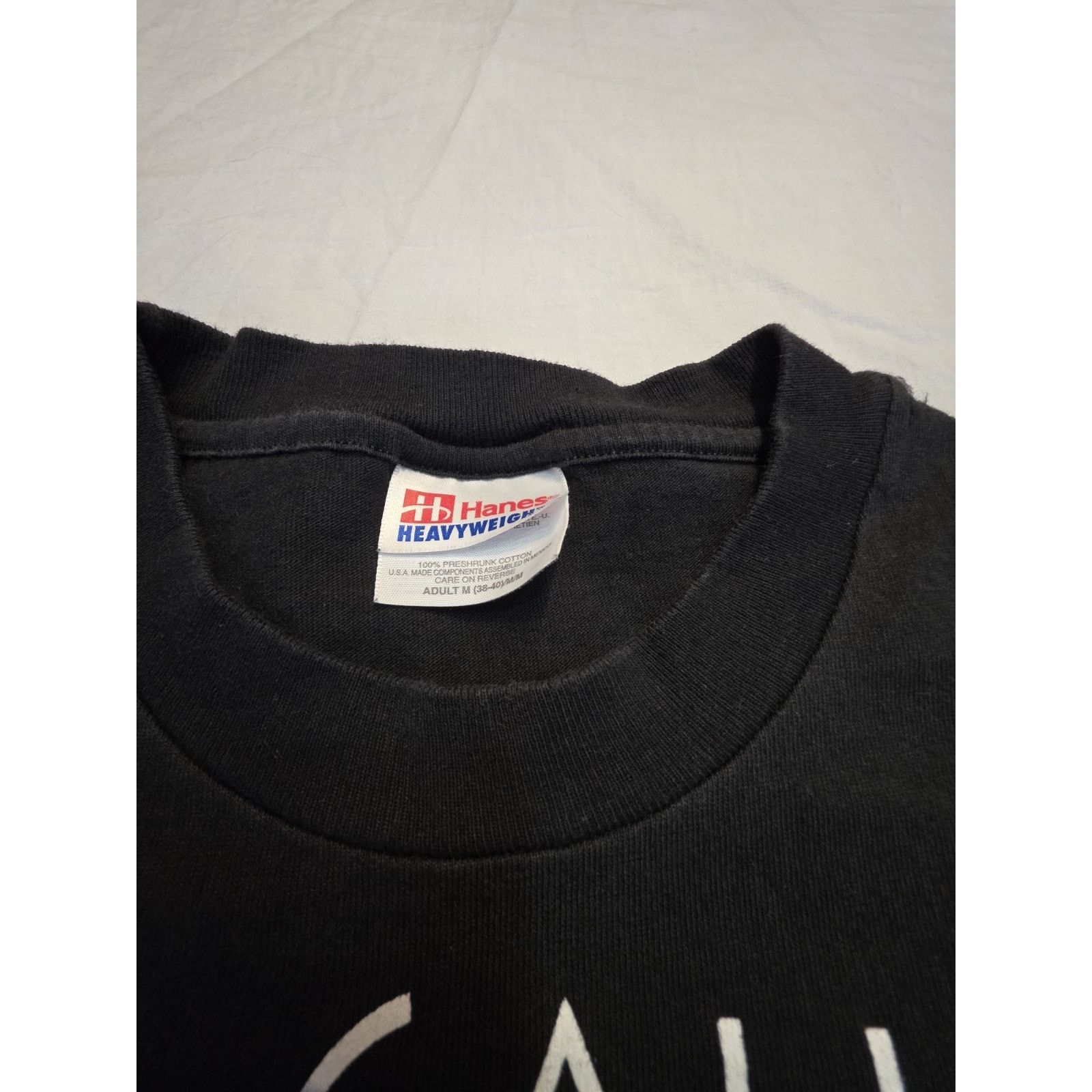 Hanes Eau Gallie Christian Church Jesus Black Short Sleeve Men's Size US M / EU 48-50 / 2 - 3 Thumbnail