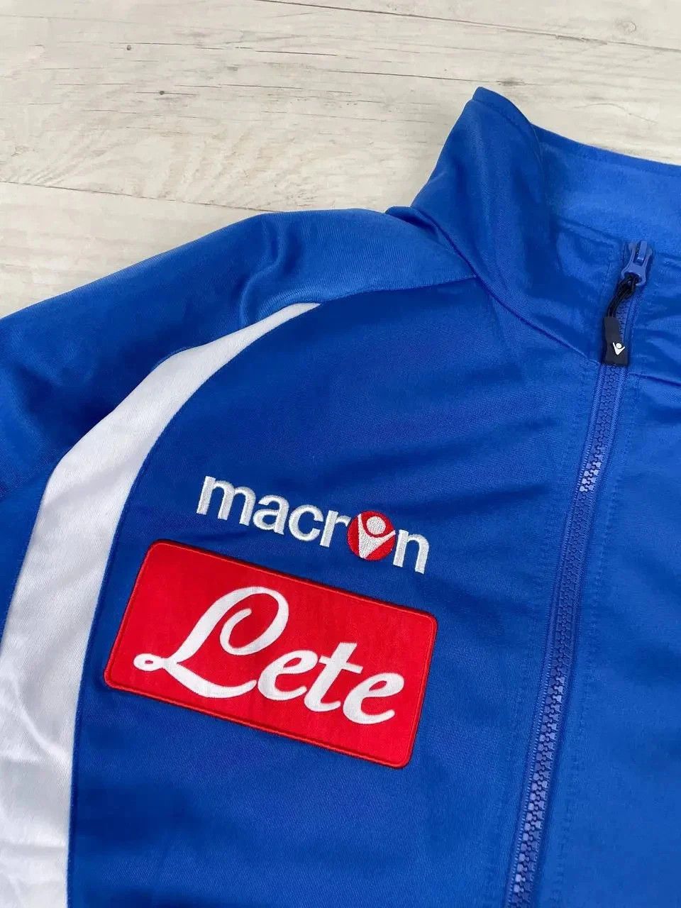 Macron Macron SSC Napoli 2009 2010 Track Jacket Football Soccer Size US S / EU 44-46 / 1 - 4 Thumbnail