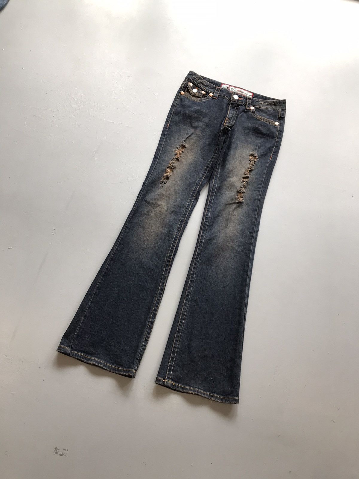 Southpole Vintage joy jean distressed bootcut denim Size 30" / US 8 / IT 44 - 3 Thumbnail