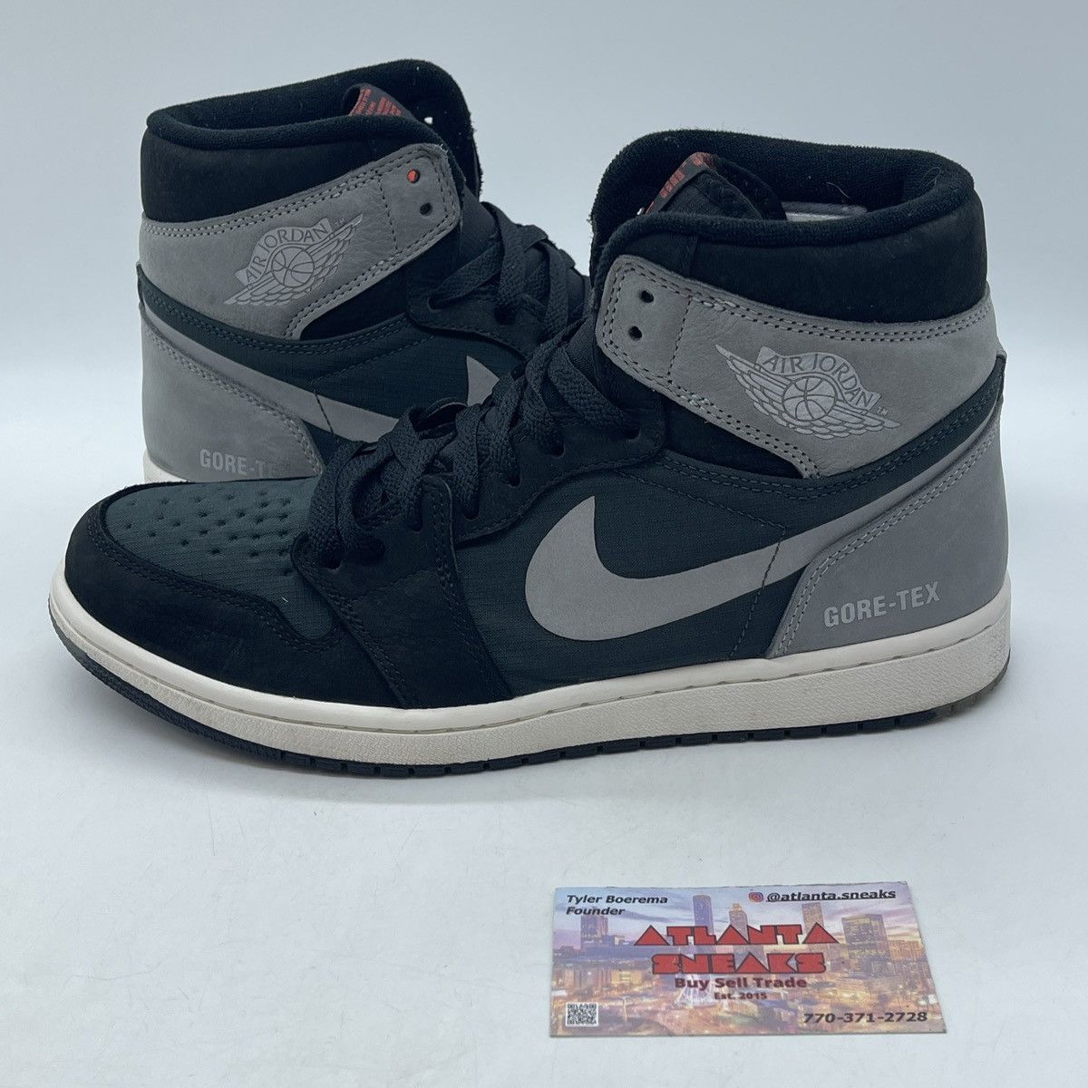 Air Jordan 1 high black particle Grey