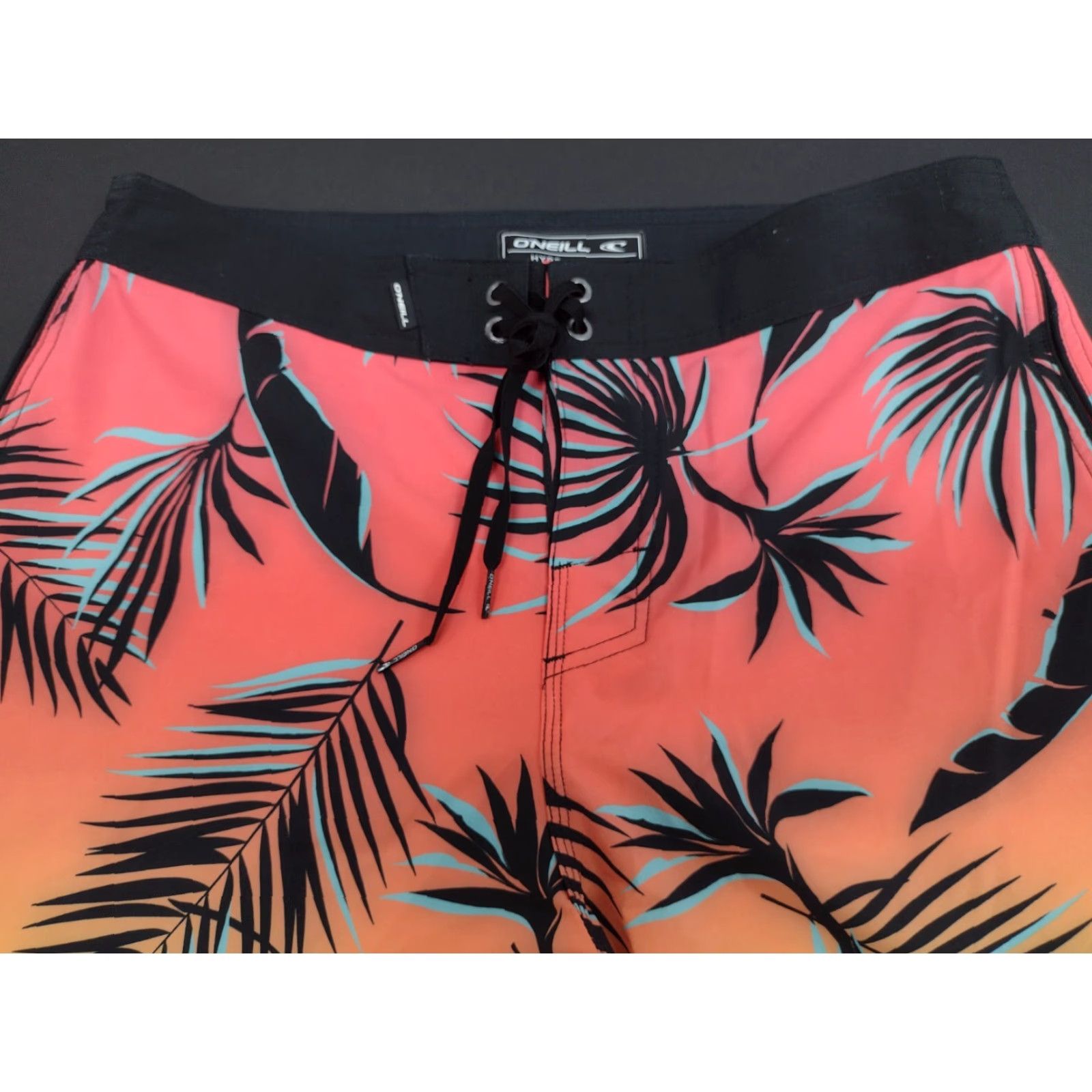 O'Neill O'NEILL HYPER FREAK SWIM BOARD SHORTS Multi-Color 32 Mens Beach Quick Dry Back Pocket Drawstring Surfing Size US 32 / EU 48 - 2 Thumbnail