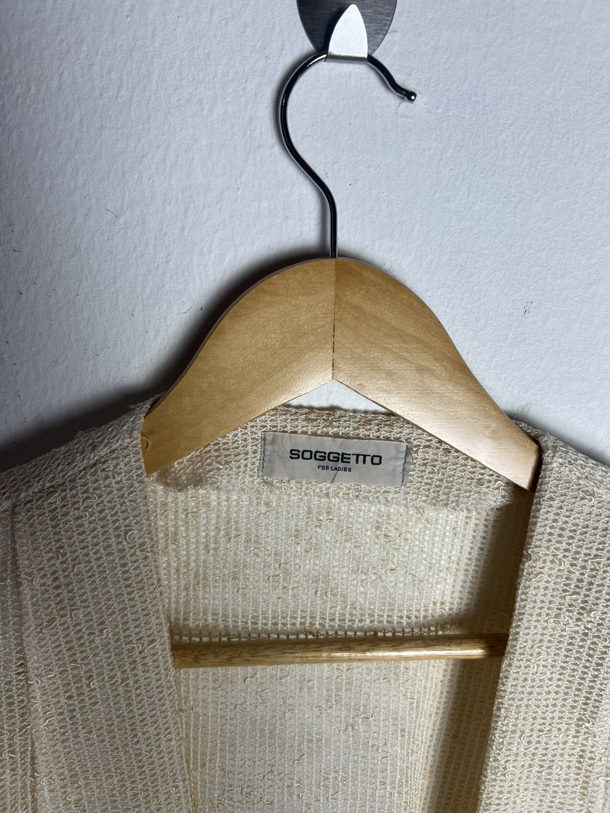 If Six Was Nine Soggetto Open-knit Blazer Cardigan Size S / US 4 / IT 40 - 6 Thumbnail