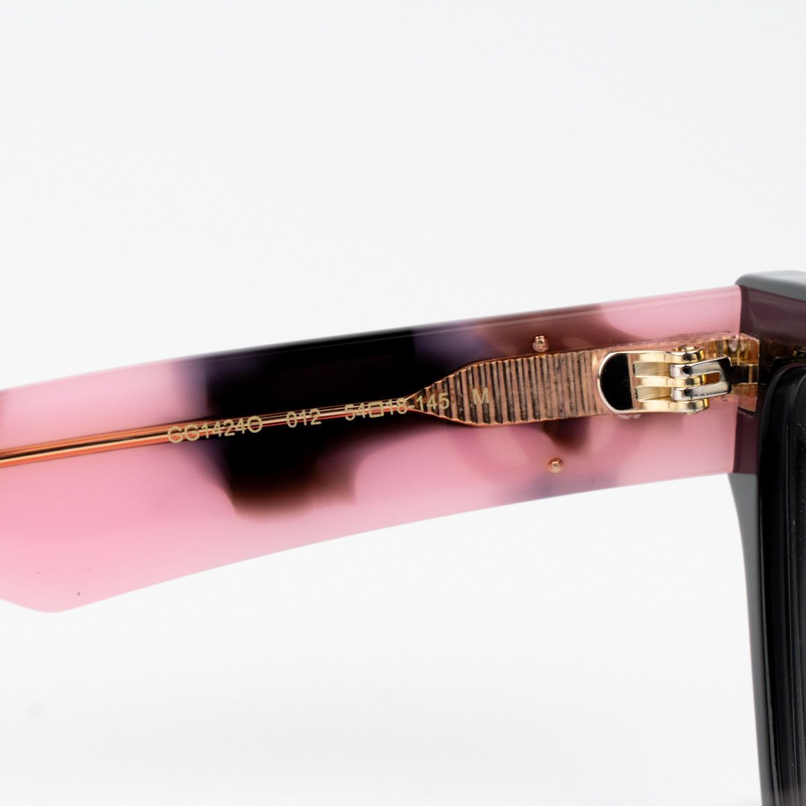 Gucci NEW Gucci GG1424O 012 Black Pink Cat Eye Women Eyeglasses Size ONE SIZE - 8 Thumbnail