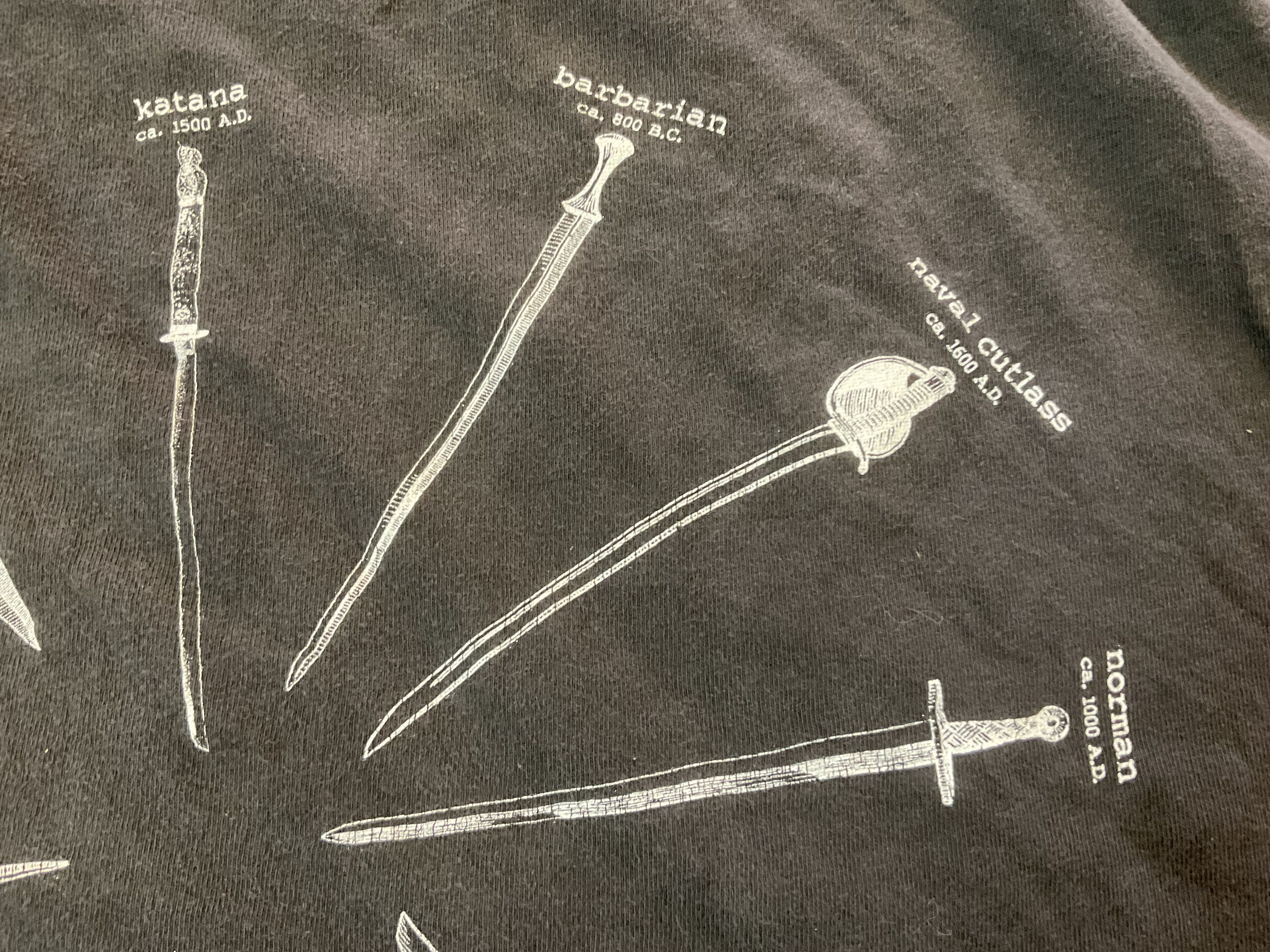 Vintage Vintage 1996 Highlander Swords Movie TV Promo T-Shirt Size US XXL / EU 58 / 5 - 7 Thumbnail