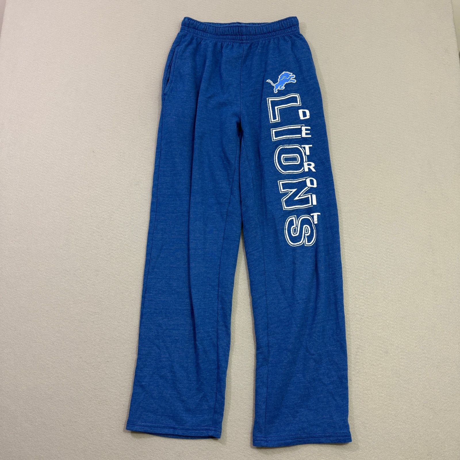 NFL Detroit Lions Sweatpants Men's Small Blue White Loose Fit Size US 30 / EU 46 - 1 Thumbnail