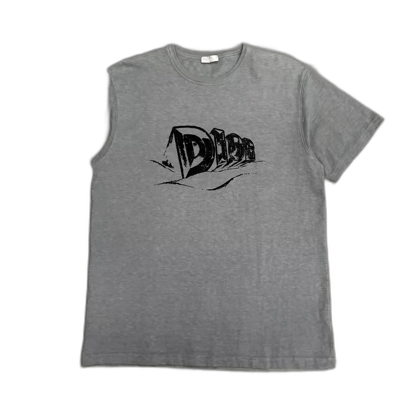 Dior DIOR Logo Short Sleeve Shirt in Gray Size US XL / EU 56 / 4 - 1 Thumbnail