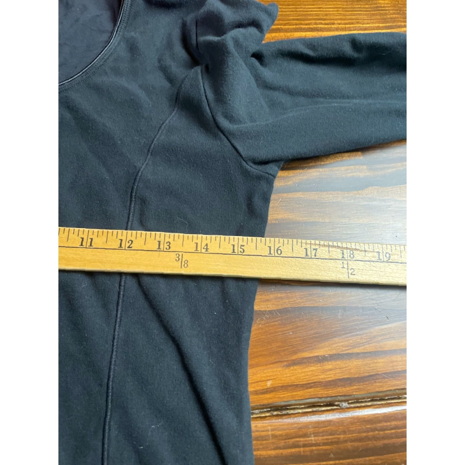 Vintage Ekouaer Shirt Women’s Size Medium Black Long Sleeve Round Neck Casual Modern Fall Spring Summer Regular Size M / US 6-8 / IT 42-44 - 4 Thumbnail
