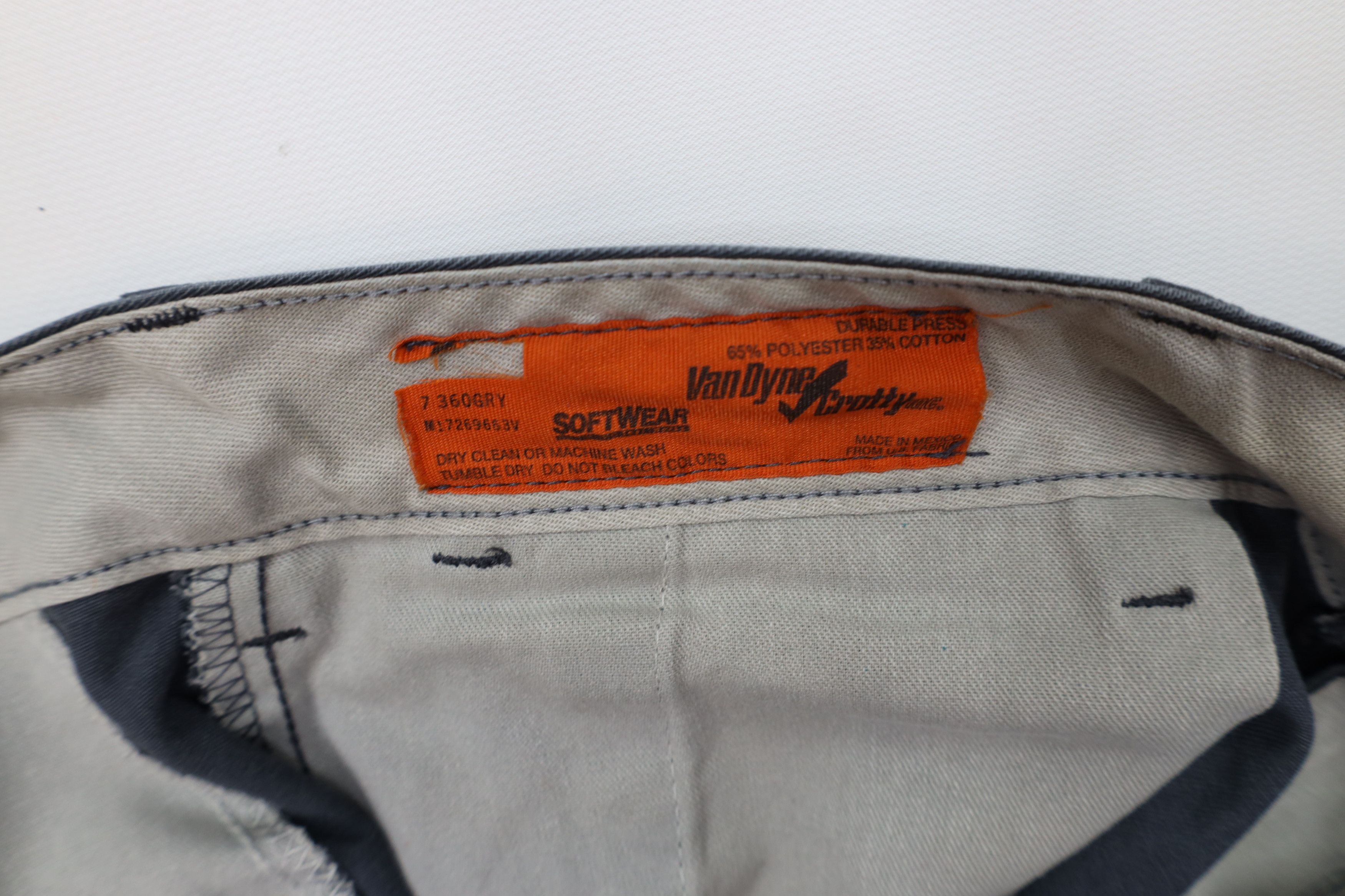Vintage Vintage 90s Streetwear Workwear Mechanic Wide Leg Pants Gray Size US 32 / EU 48 - 9 Thumbnail