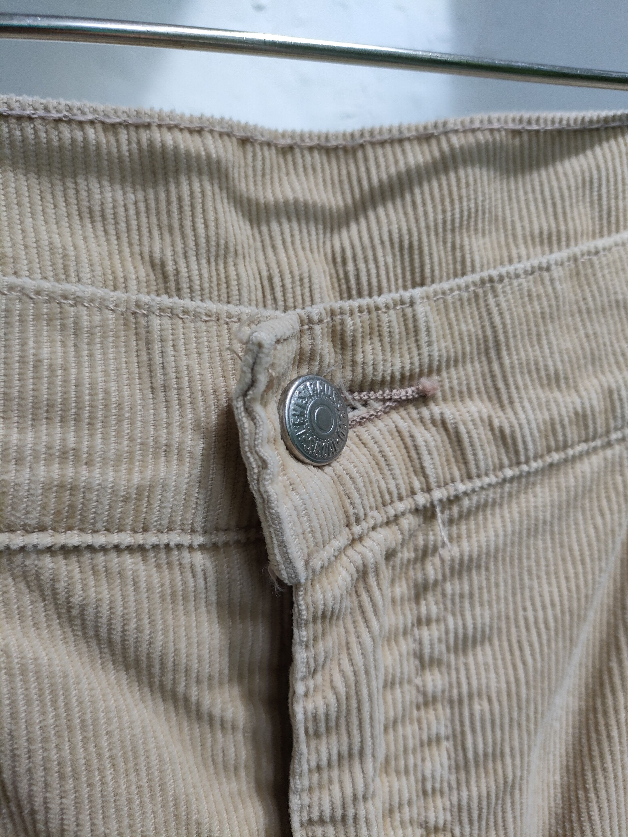 Levi's 00s vintage Levi's Corduroy Beige Pants Size US 36 / EU 52 - 4 Thumbnail