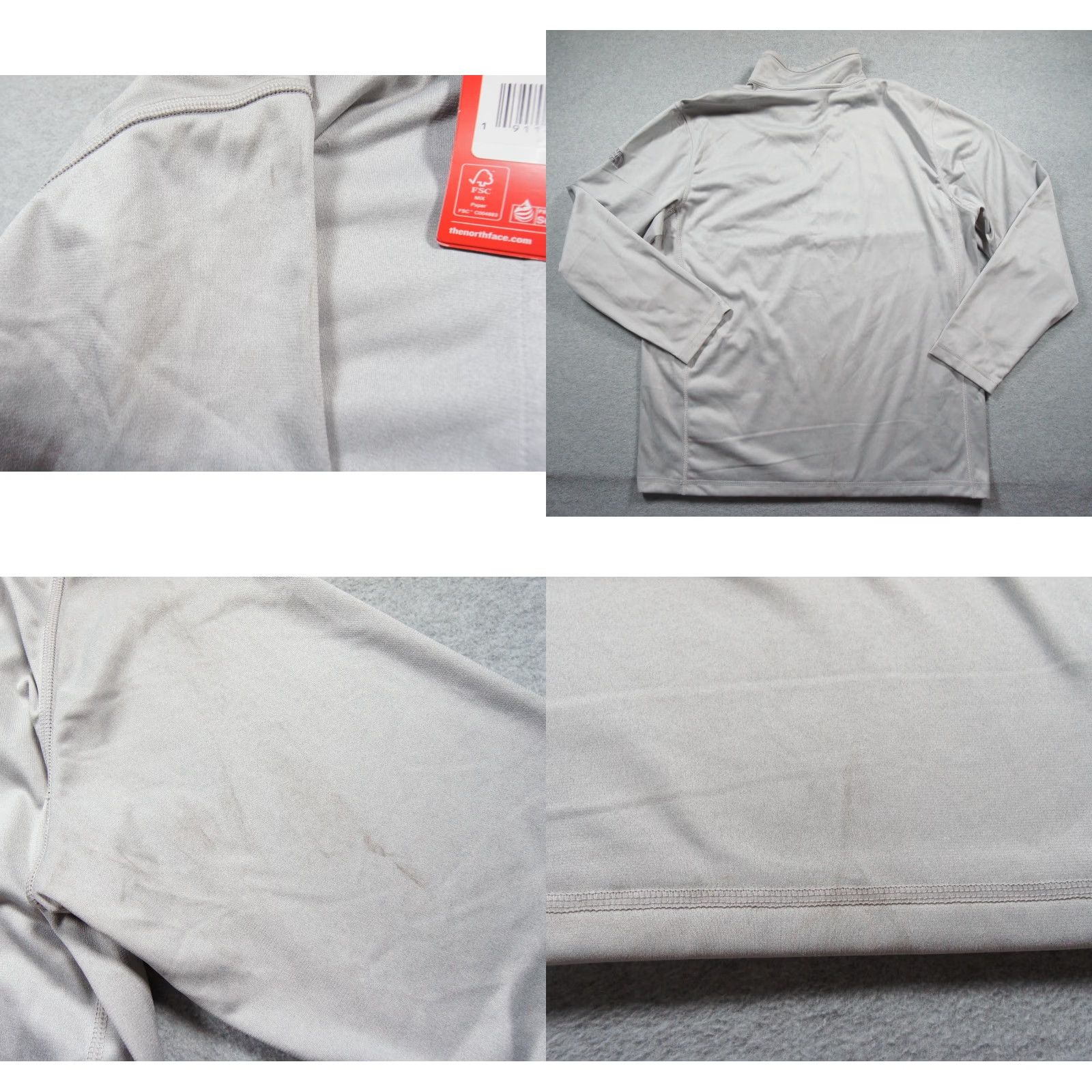 The North Face The North Face Sweater Mens XL Gray 1/4 Zip Tech Fleece Pullover Outdoors Clothing/Category: Sweater, Brand: The North Face. Size US XL / EU 56 / 4 - 8 Thumbnail