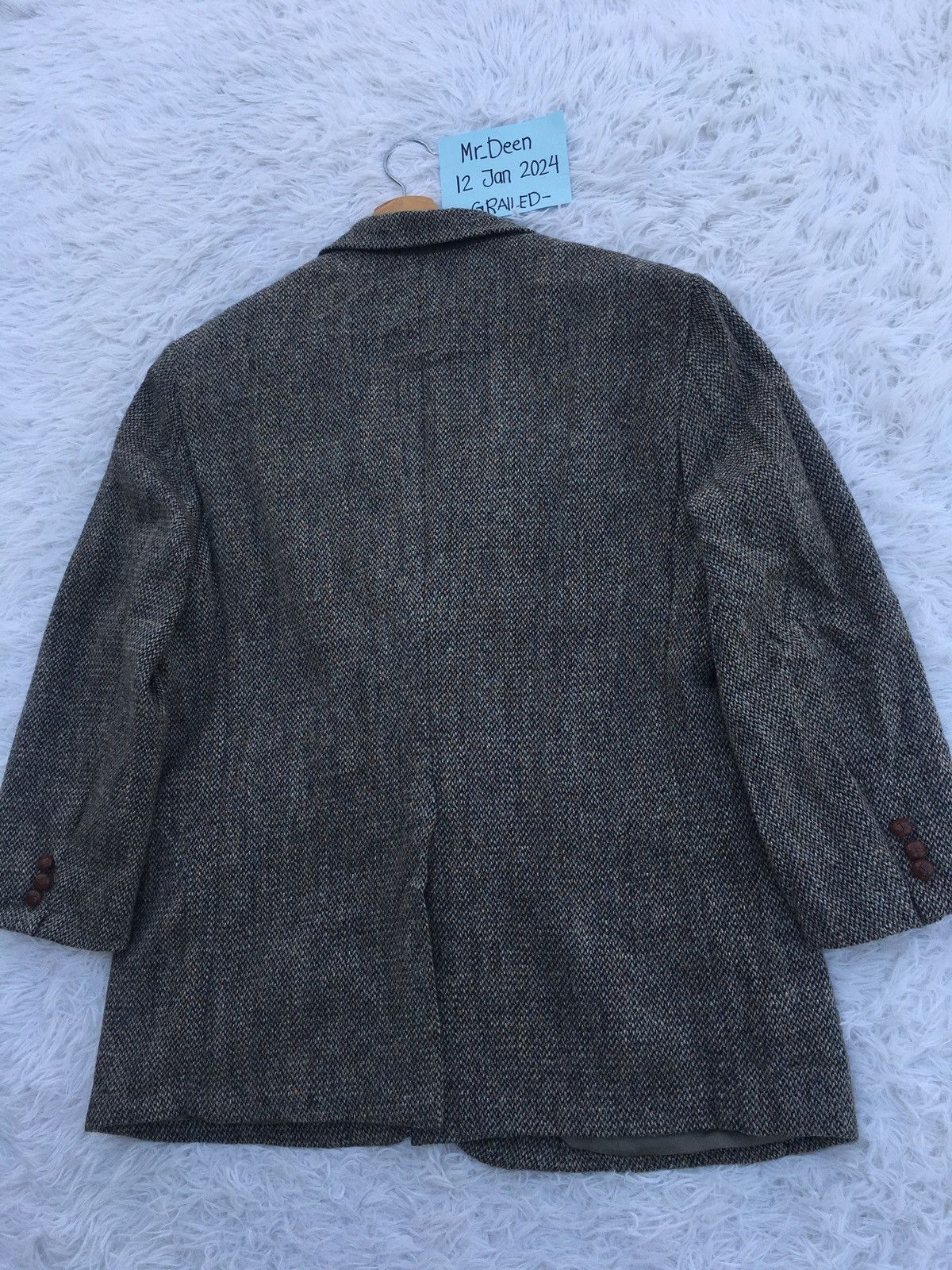 Harris Tweed Rare Vintage Harris Tweed Wool Blazer Size 36S - 16 Thumbnail