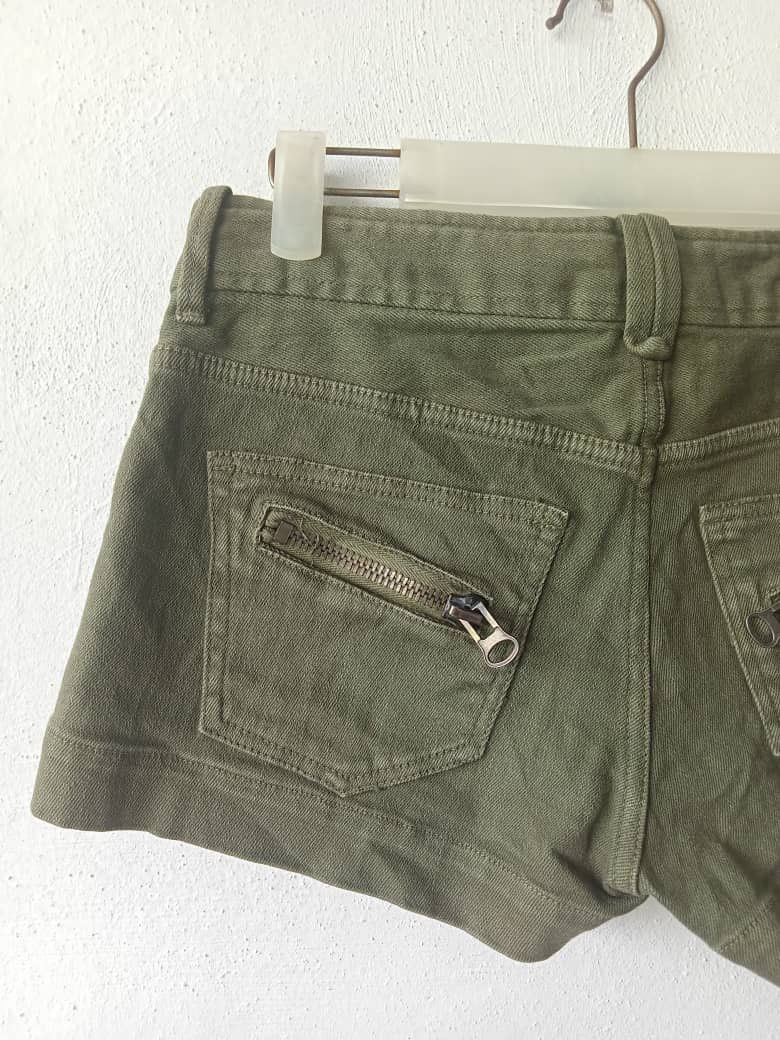 Seditionaries Japanese Brand Multizipper Pocket Short Jeans Size 29" - 6 Thumbnail