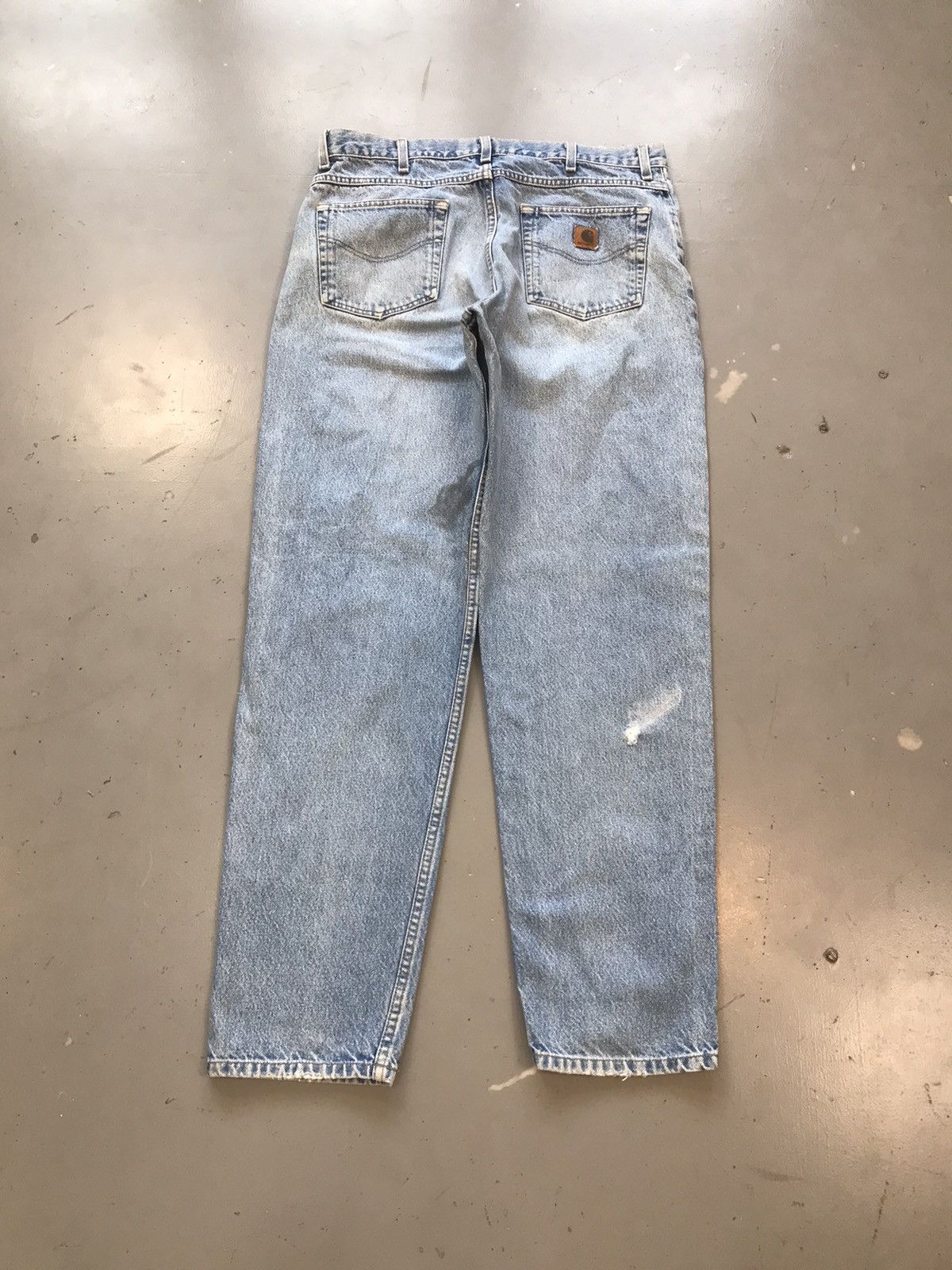 Carhartt × Vintage Vintage Carhartt B17 DST carpenter denim Size US 38 / EU 54 - 8 Thumbnail