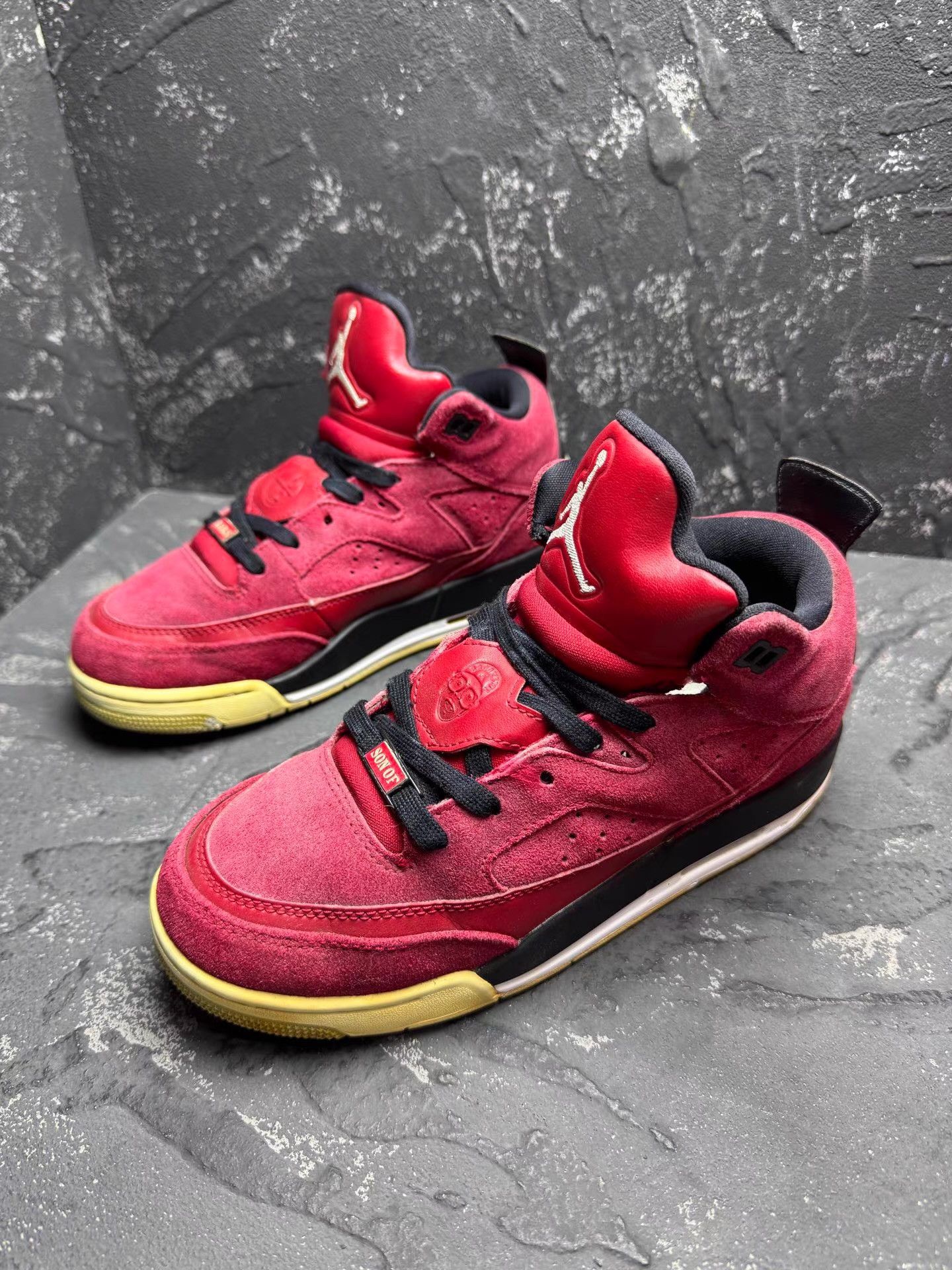 Jordan Brand Jordan Son of Mars Black & Red Basketball Shoes Q10 Size US 5.5 / EU 38 - 1 Thumbnail